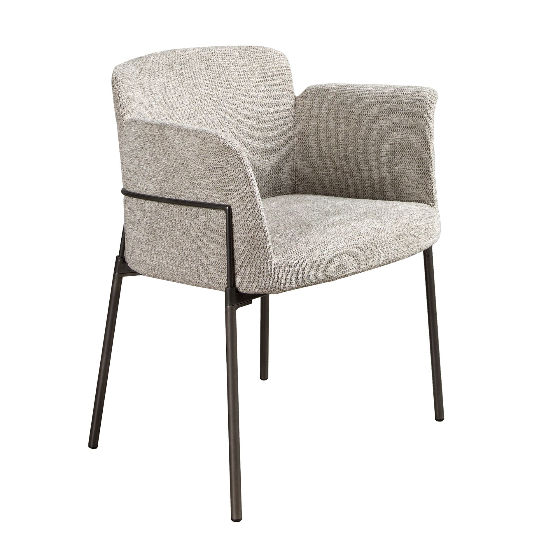 Grey fabric chair