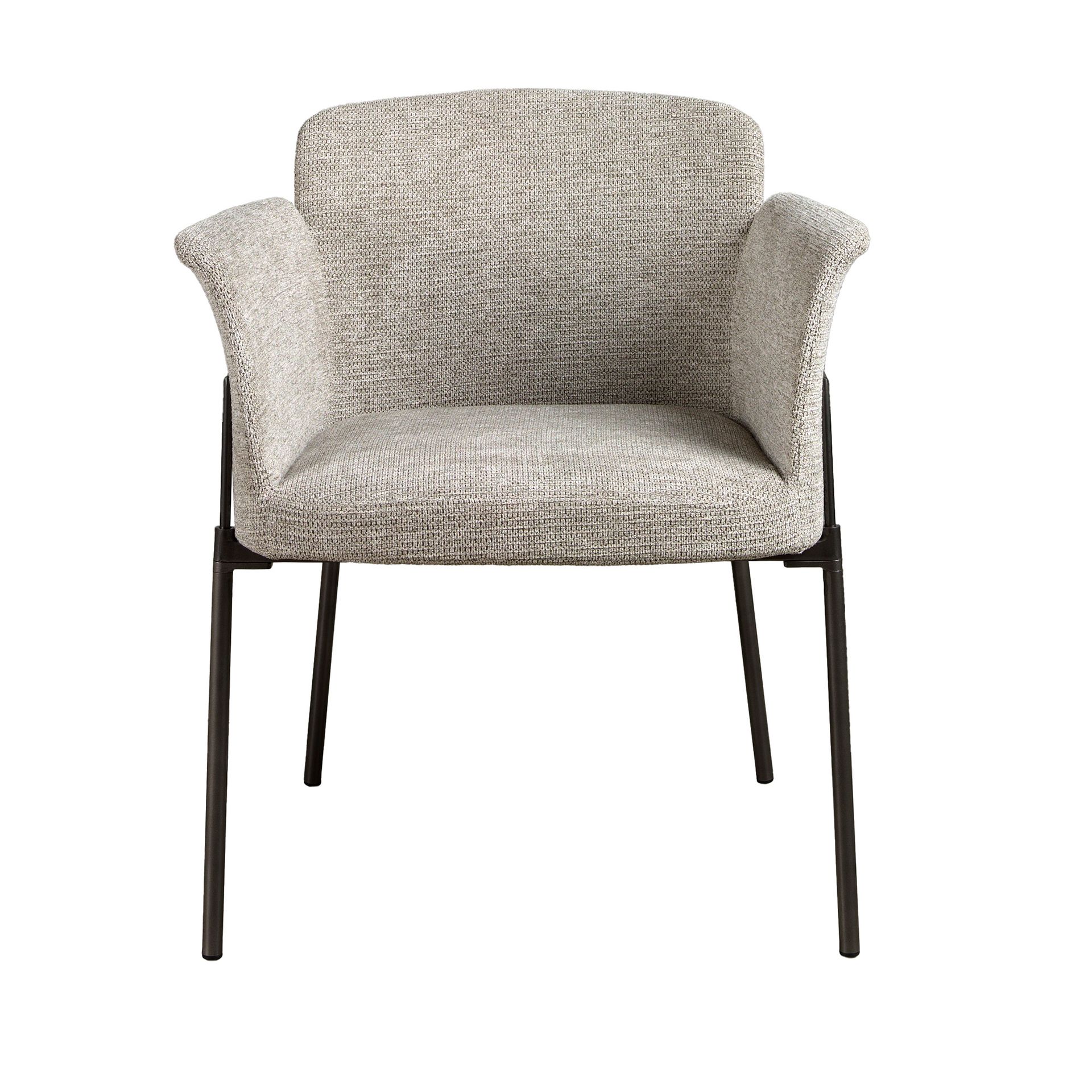 Grey fabric chair