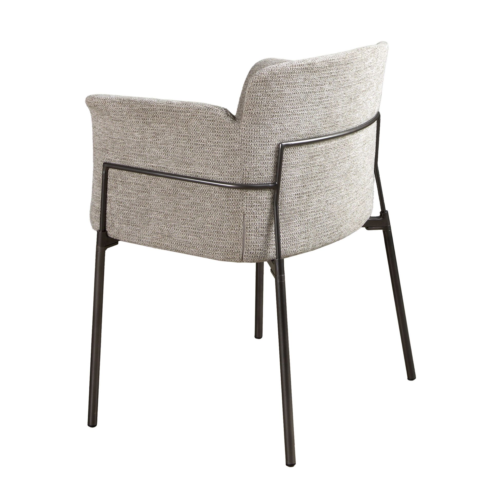 Grey fabric chair