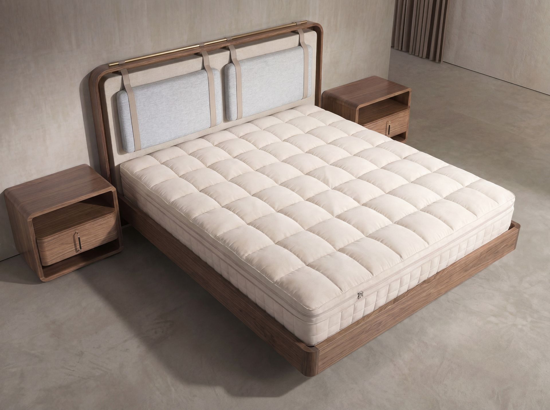 Hybrid mattress with natural latex and Cooltex pocket mini springs 160x200