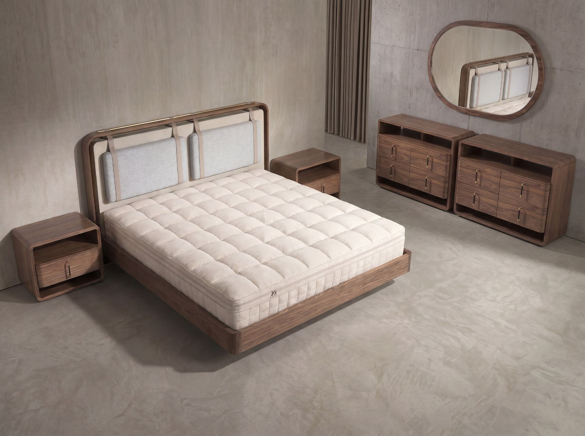 Hybrid mattress with natural latex and Cooltex pocket mini springs 160x200