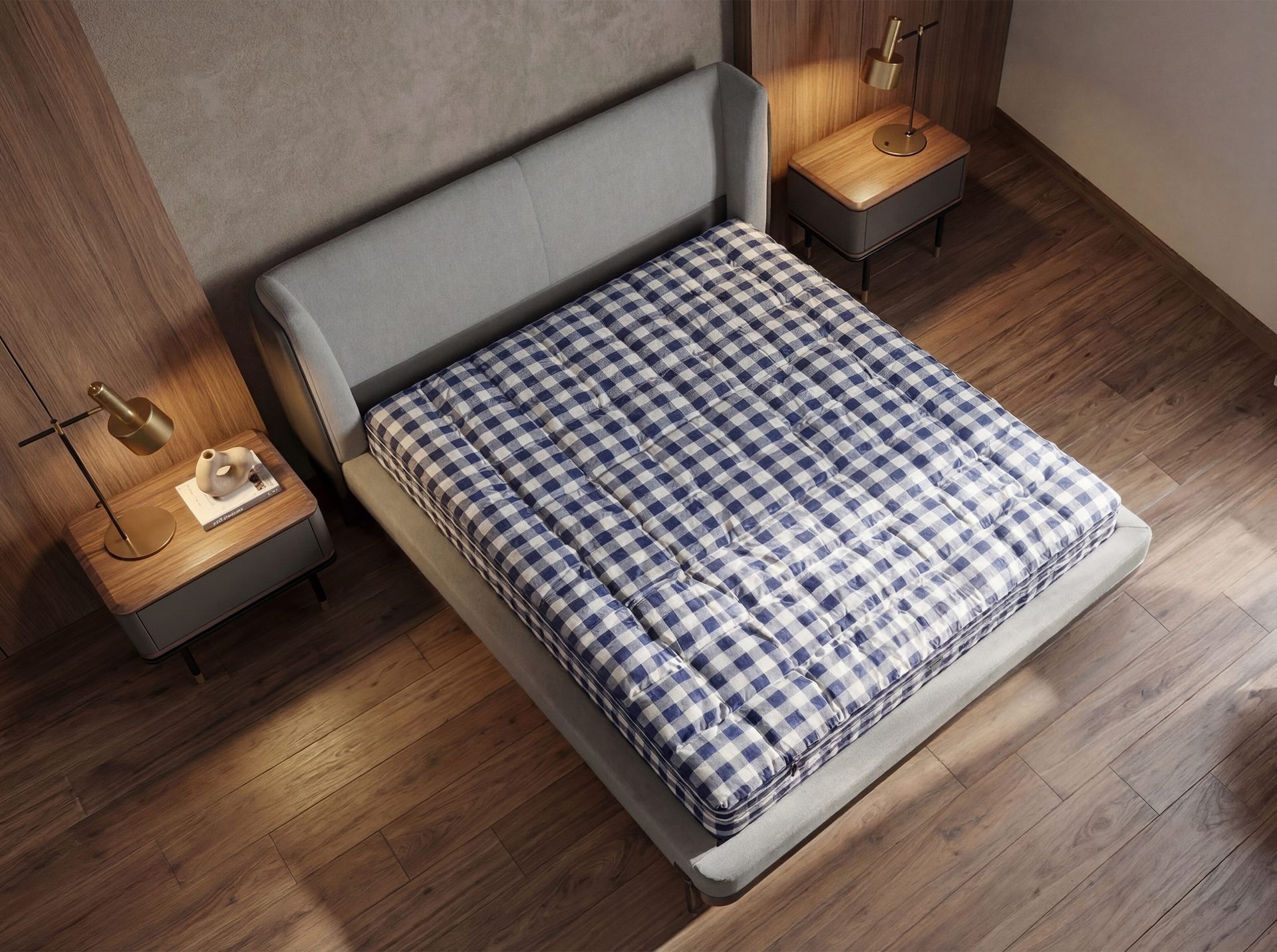 Hybrid mattress with natural latex and Cooltex pocket mini springs 180x200