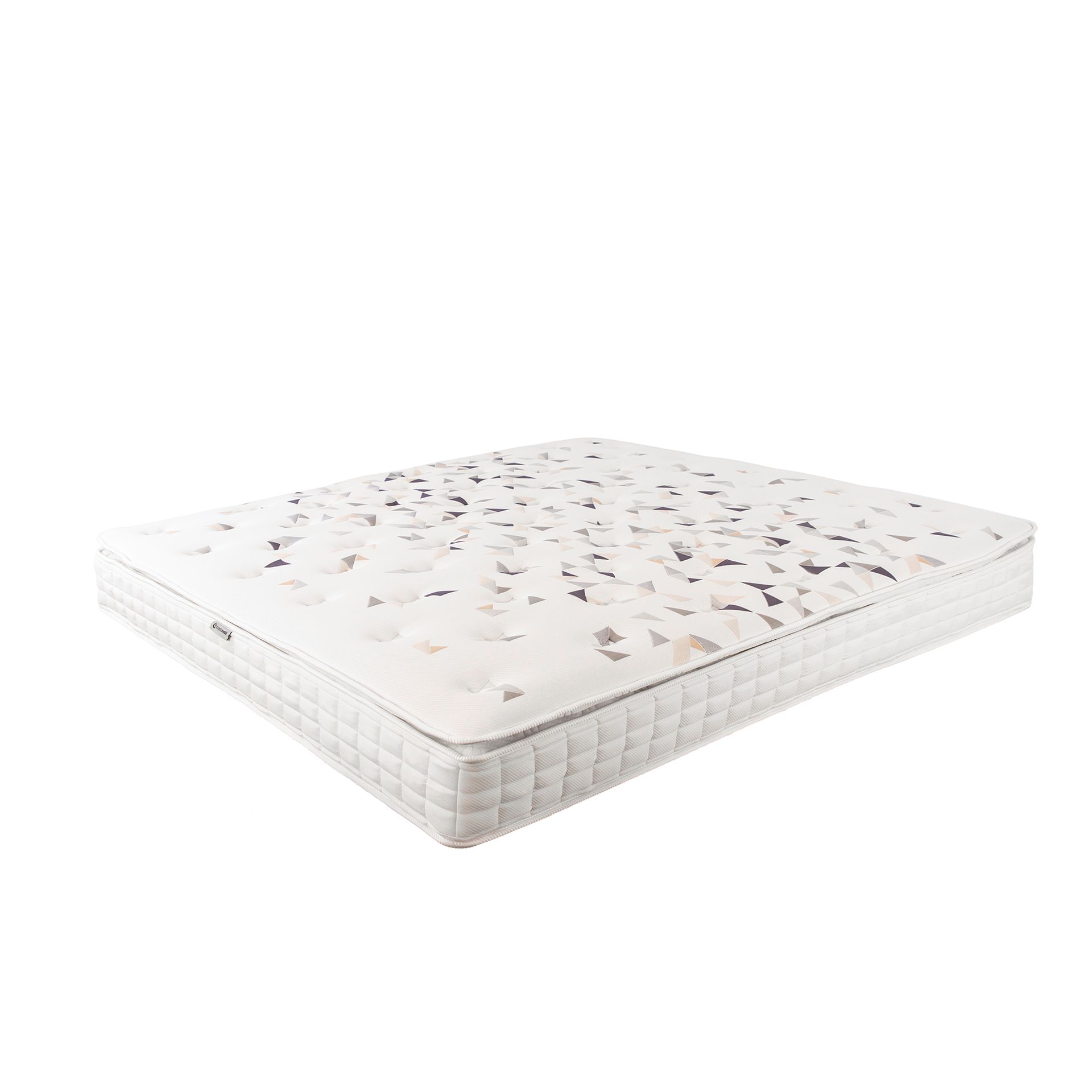 Hybrid mattress with natural latex and independent 7-zone pocket springs 180x200