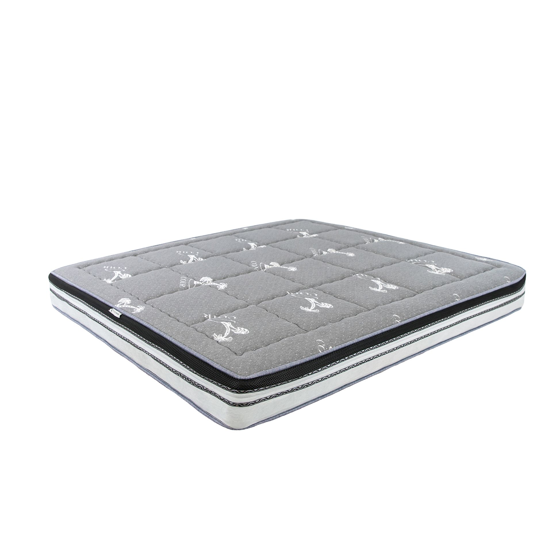 Hybrid mattress with natural latex and independent pocket springs 180x200