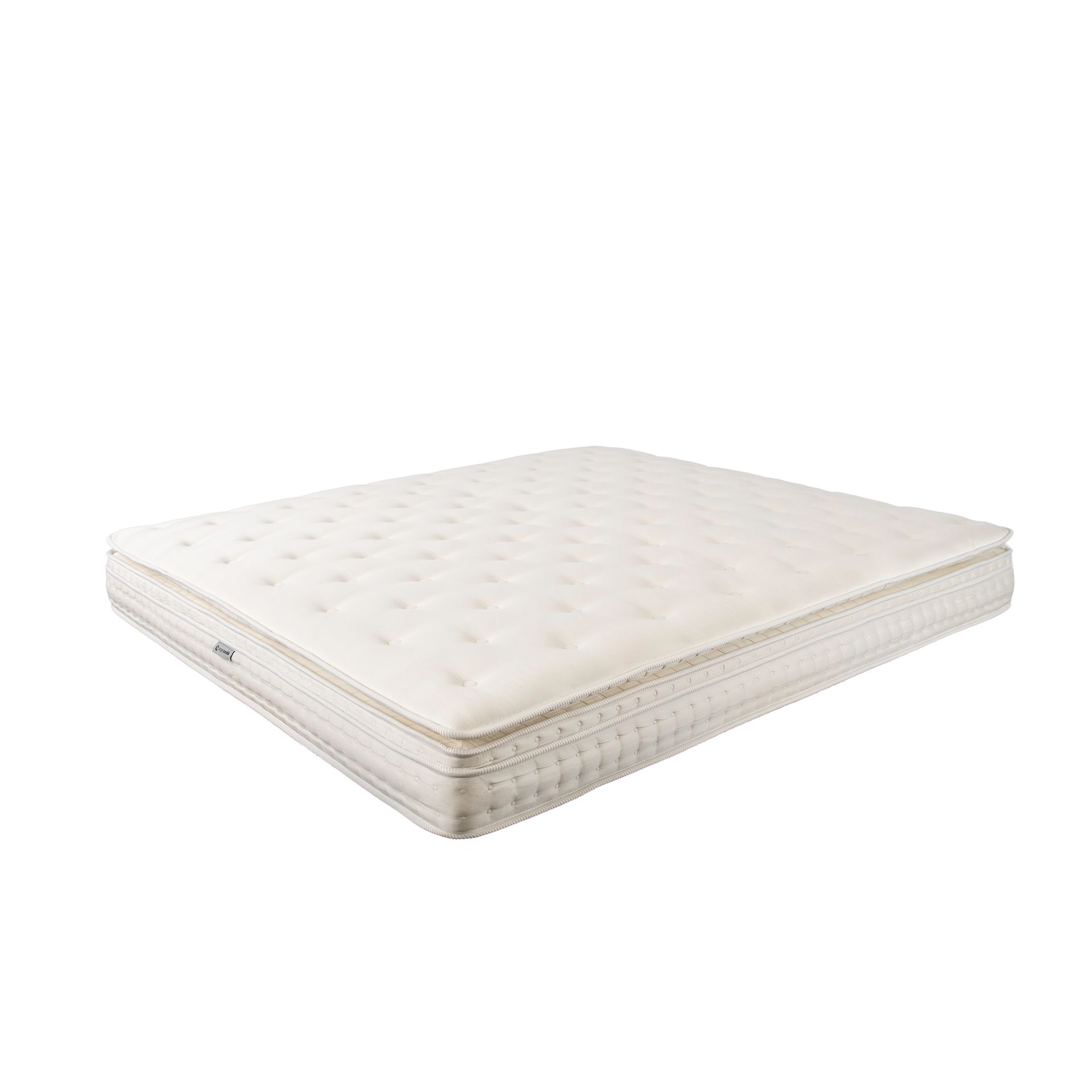 Hybrid mattress with natural latex, mini springs and 7-zone pocket springs 160x200
