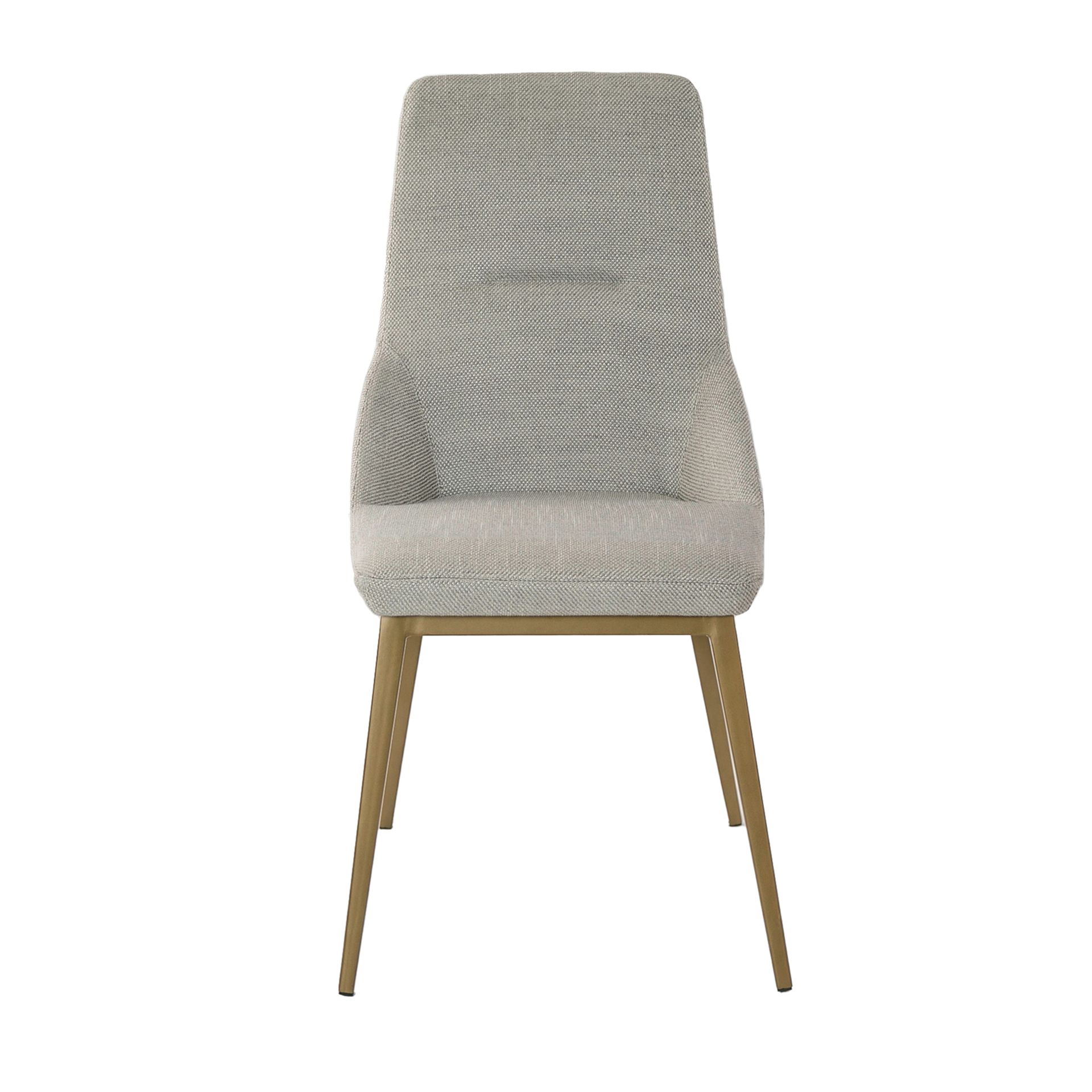 Light grey fabric chair