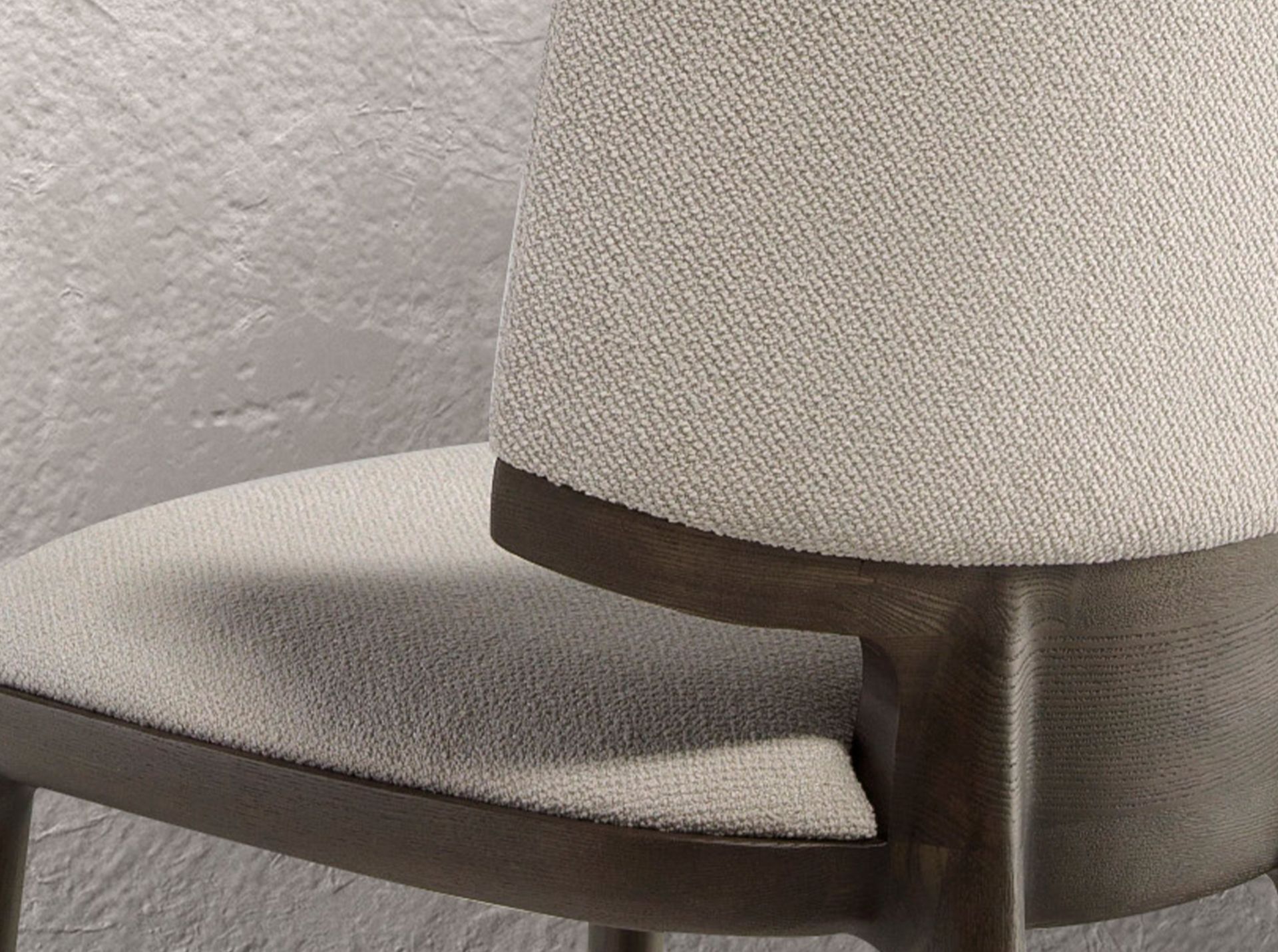 Light grey fabric chair