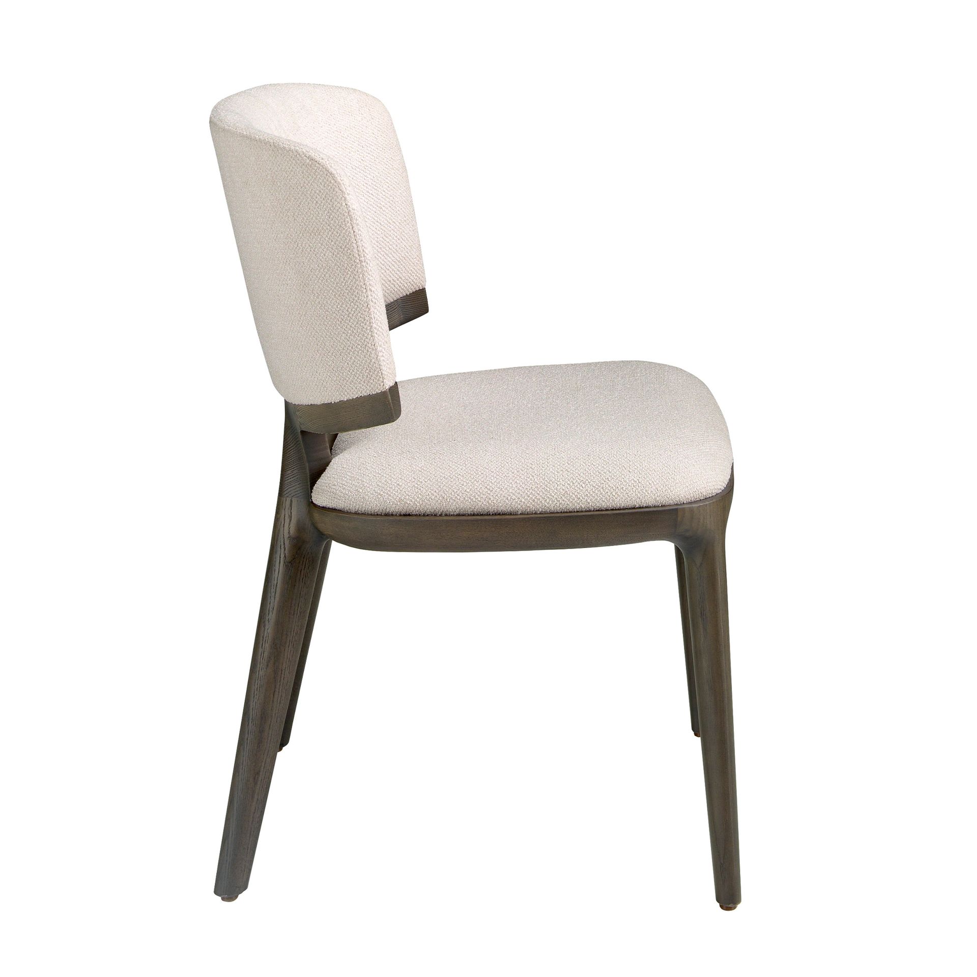 Light grey fabric chair