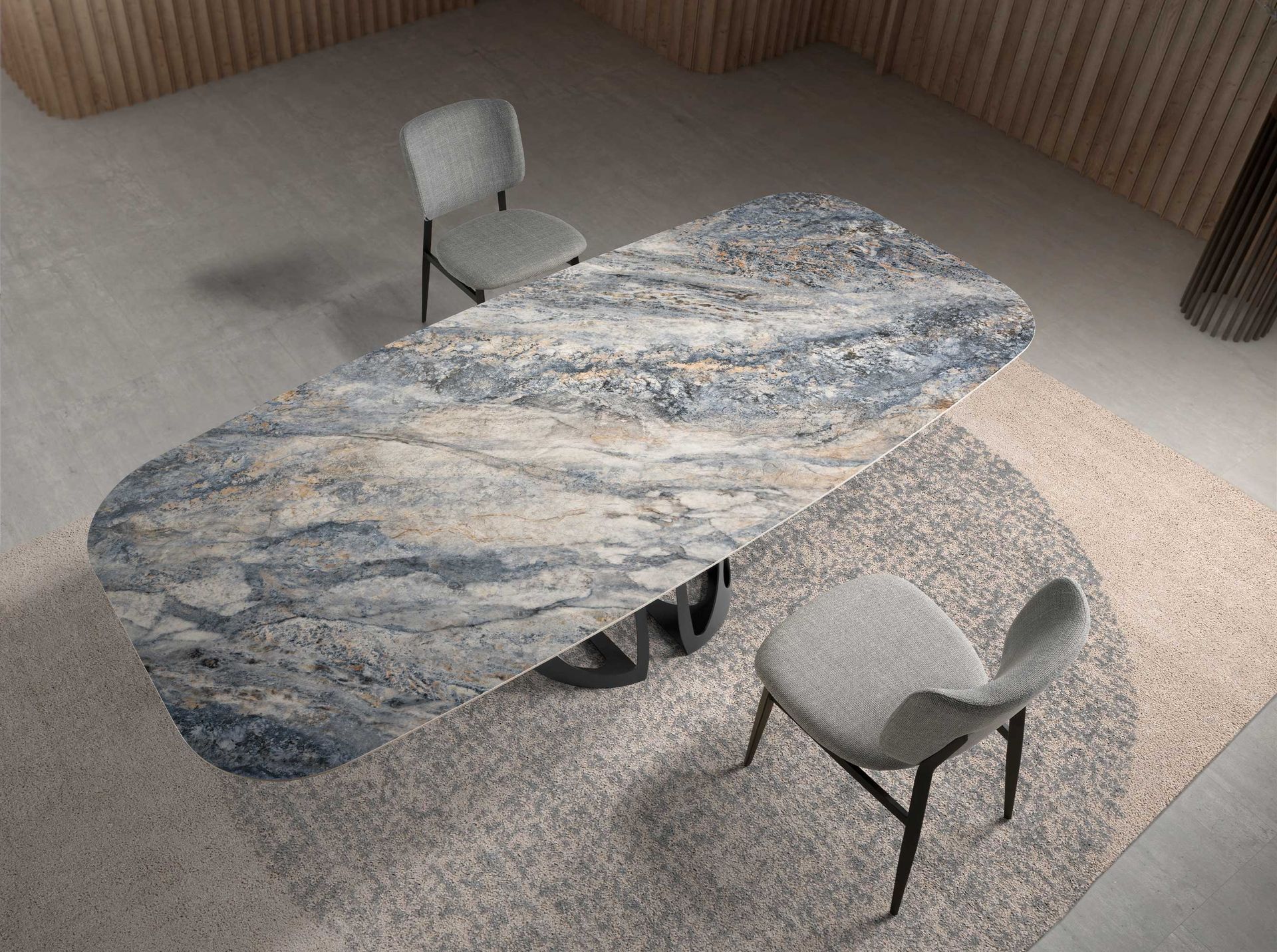 Light grey fabric chair
