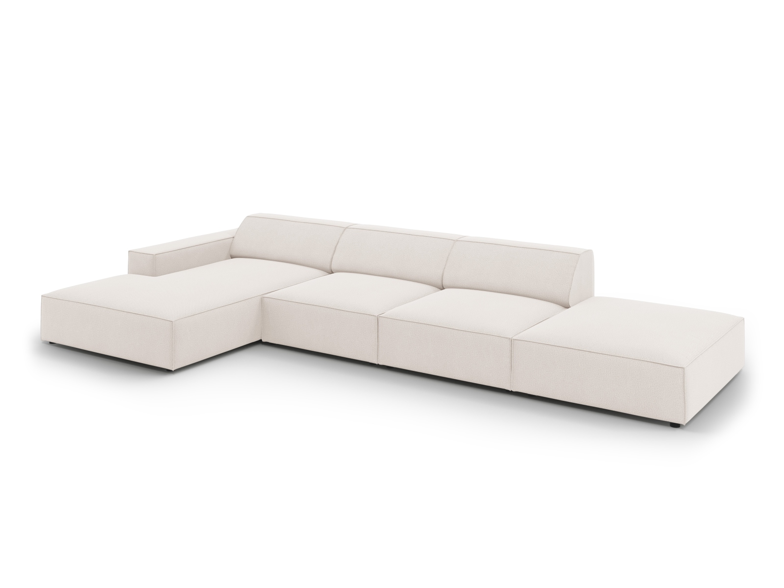 Modular Left Corner Sofa, "Jodie", 5 Seats, 341x162x77