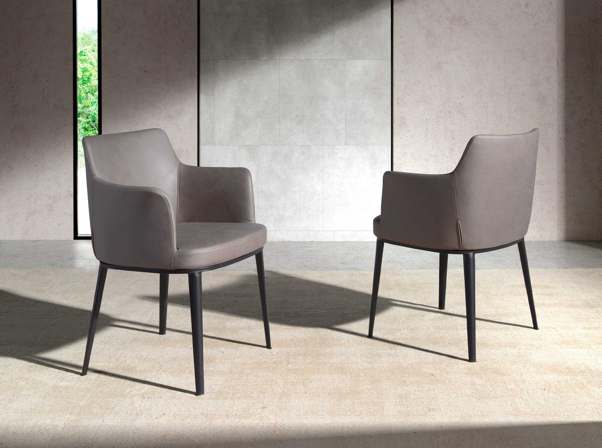 Mink fabric chair