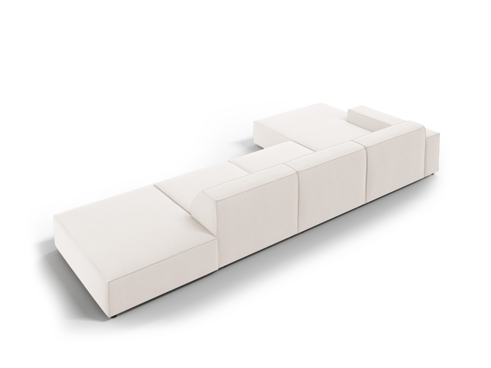 Modular Left Corner Sofa, "Jodie", 5 Seats, 341x162x77