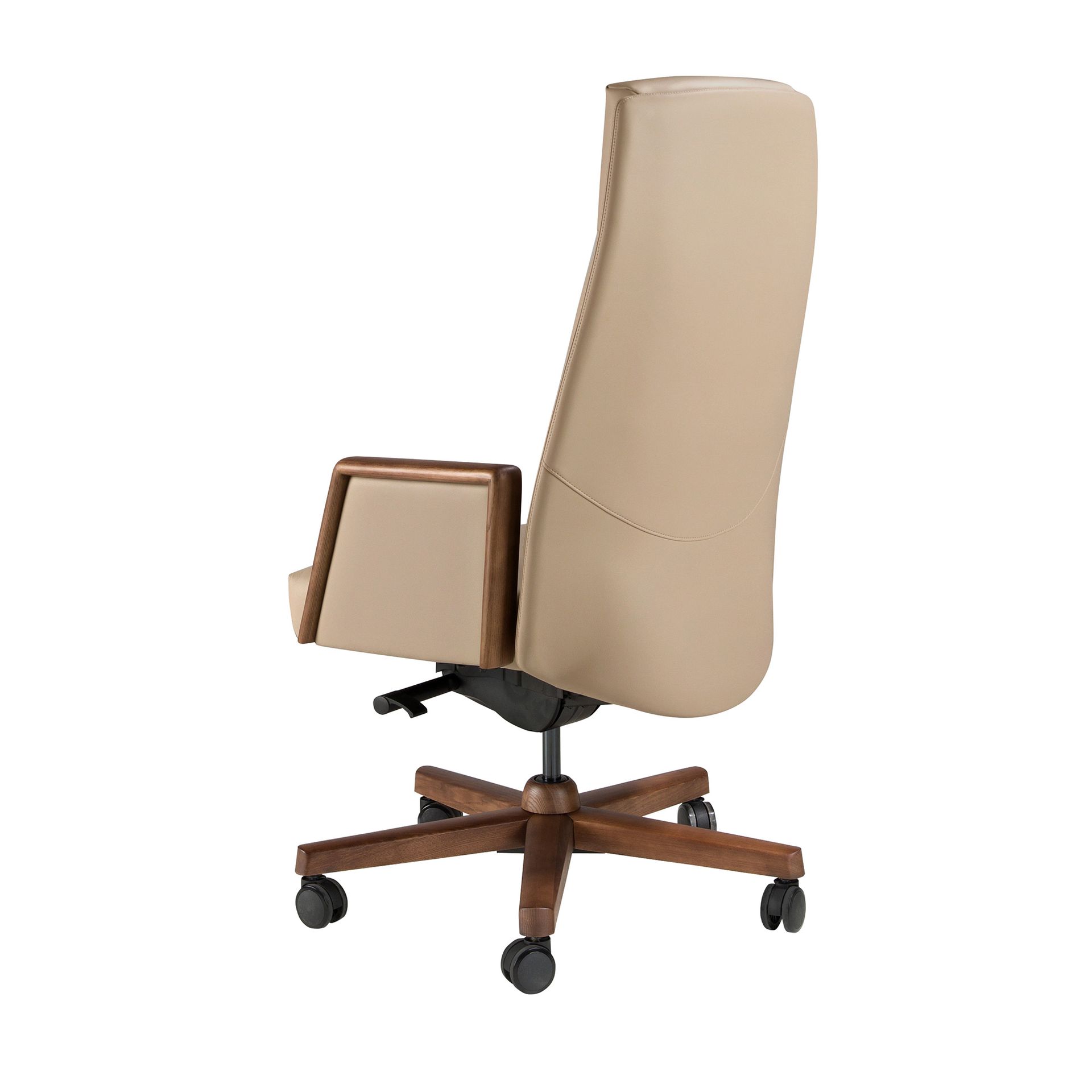 Mink leatherette Swivel Office Chair