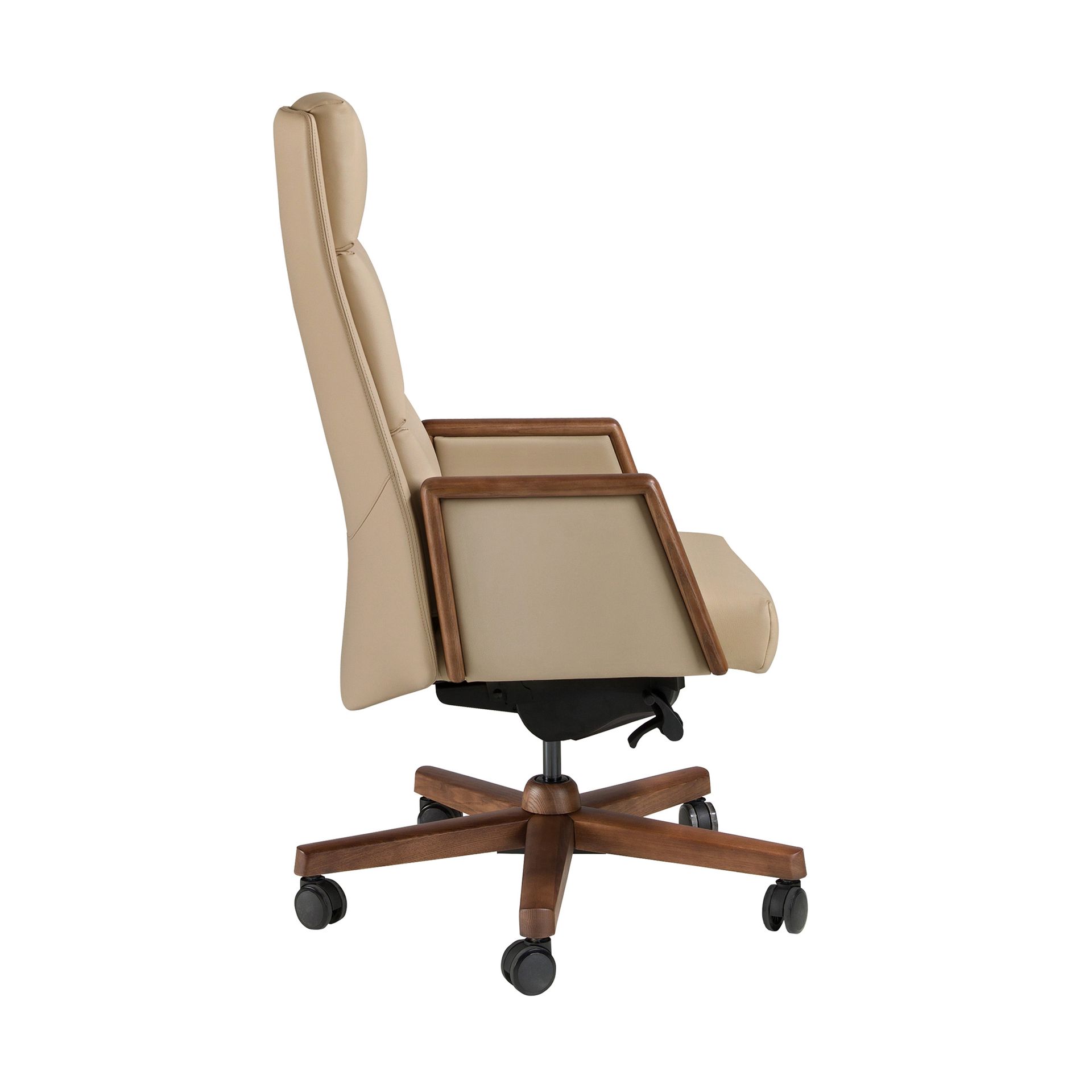 Mink leatherette Swivel Office Chair