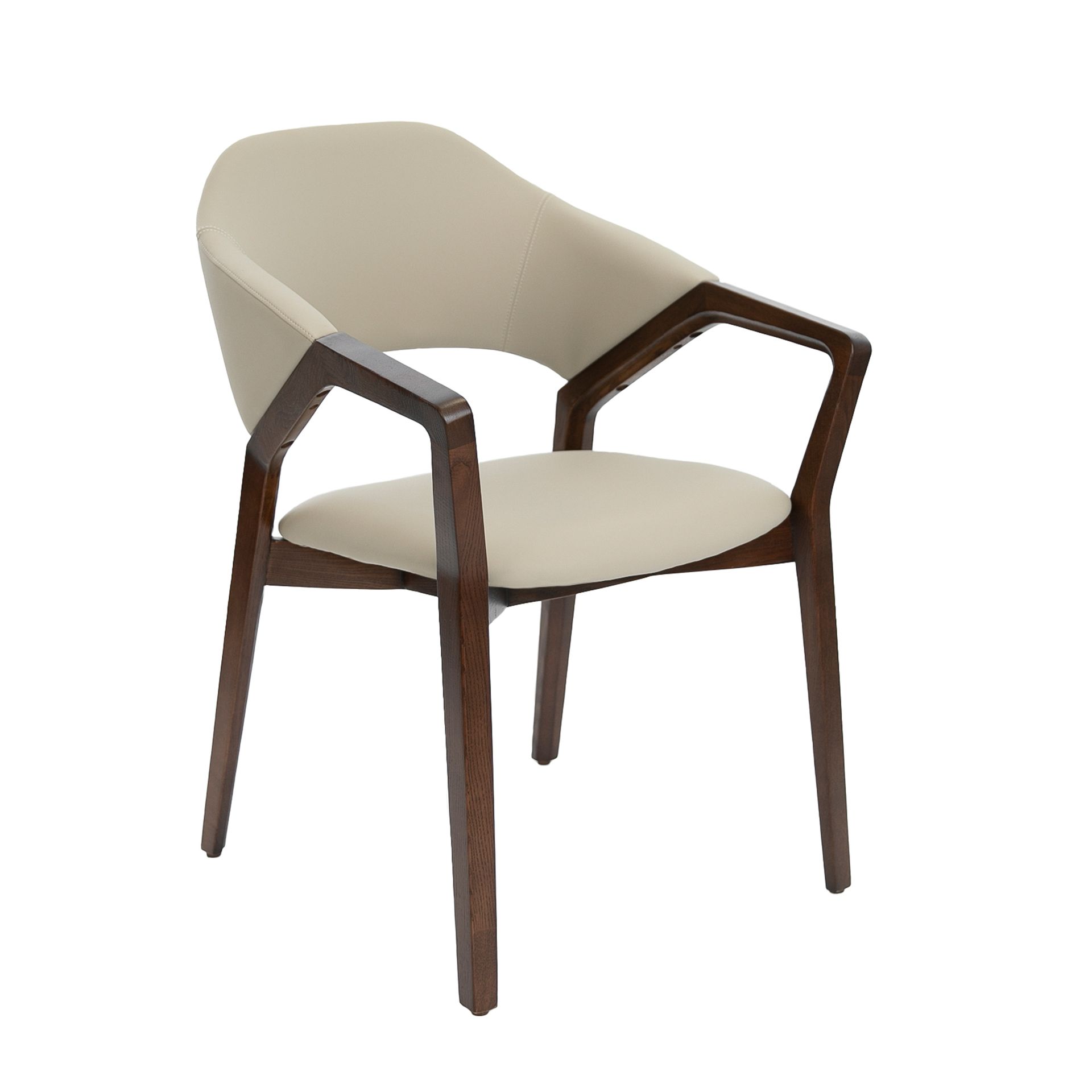 Mink leatherette chair