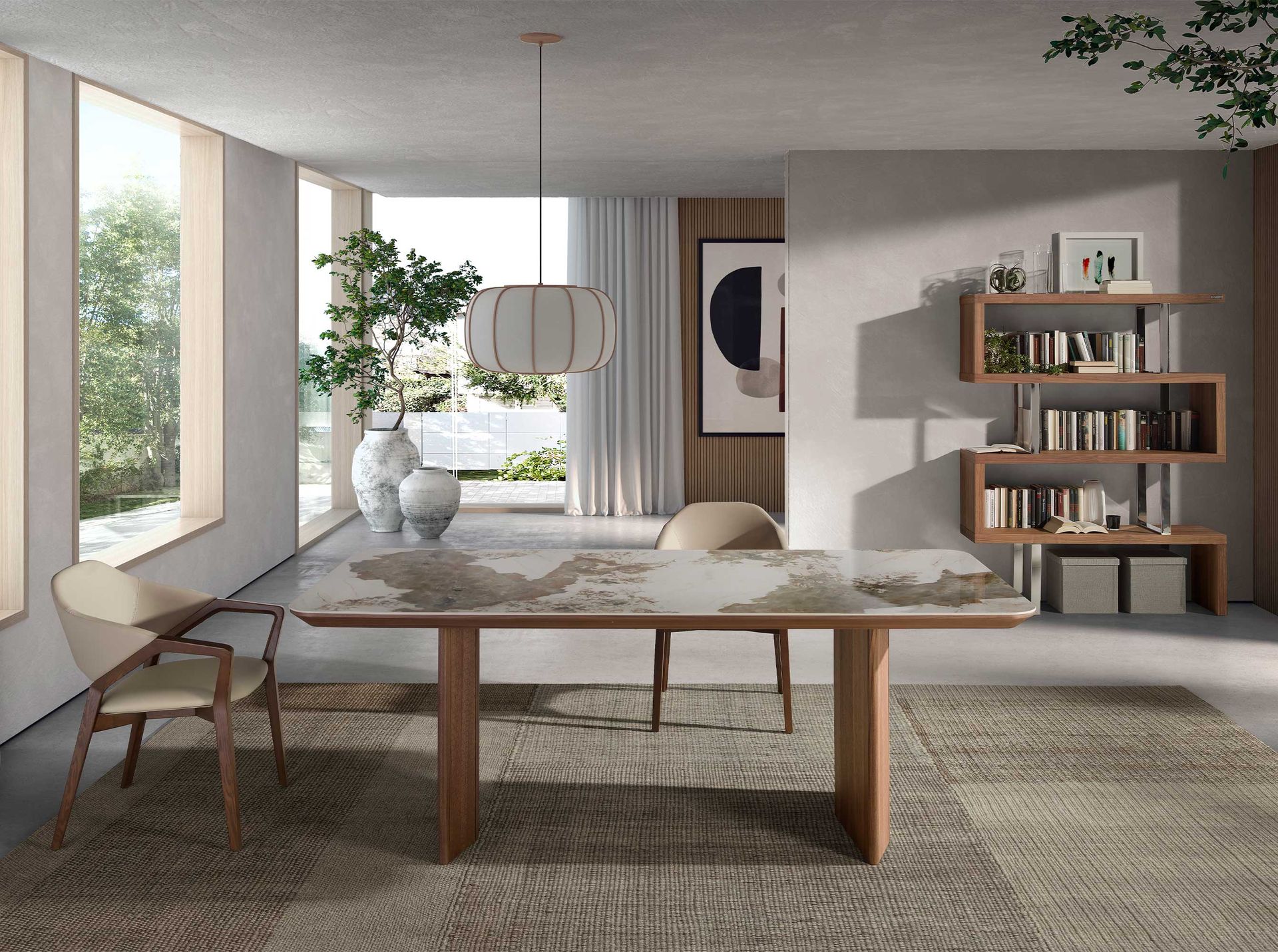 Mink leatherette chair