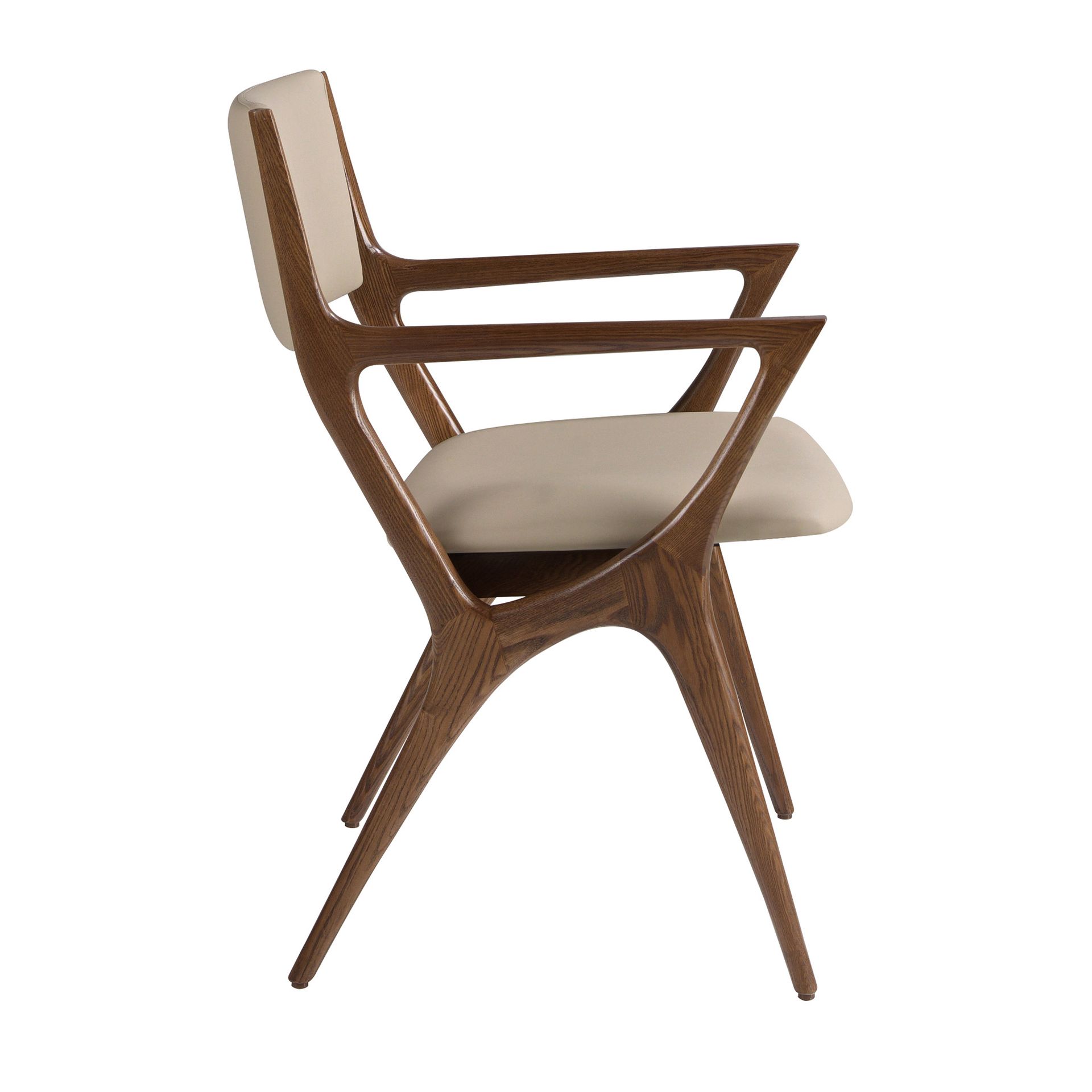 Mink leatherette chair