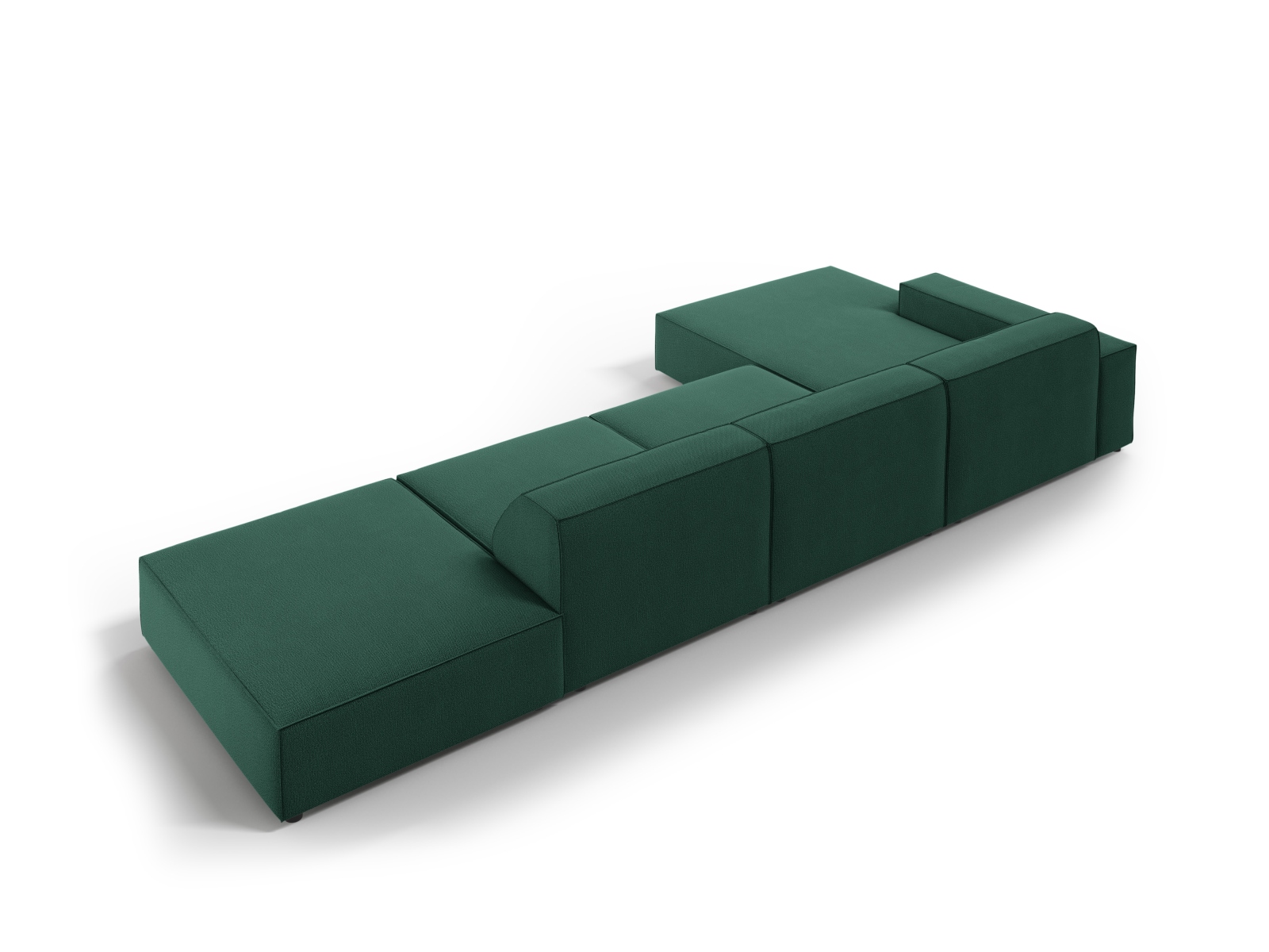 Modular Left Corner Sofa, "Jodie", 5 Seats, 341x162x77