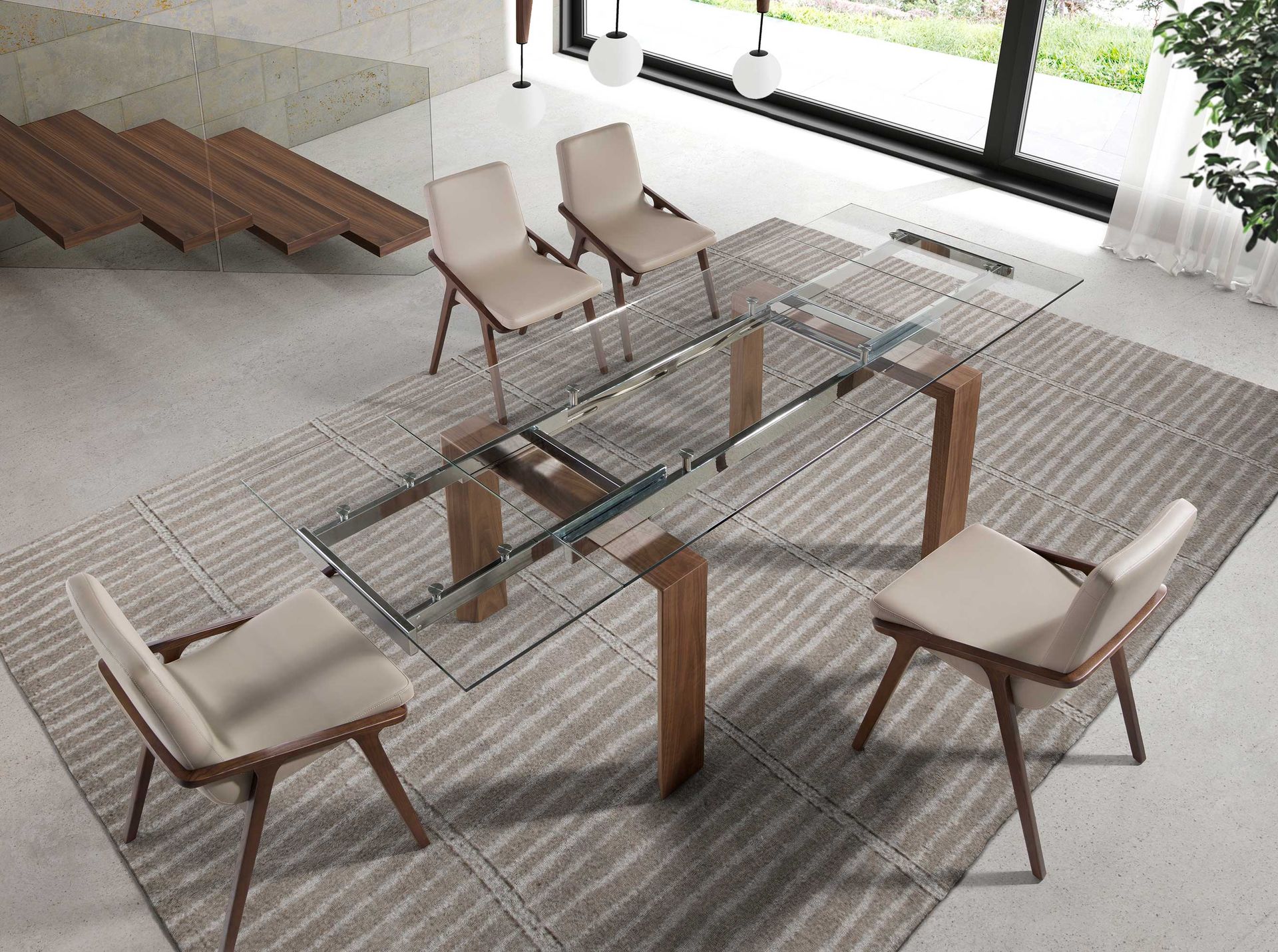 Mink leatherette chair