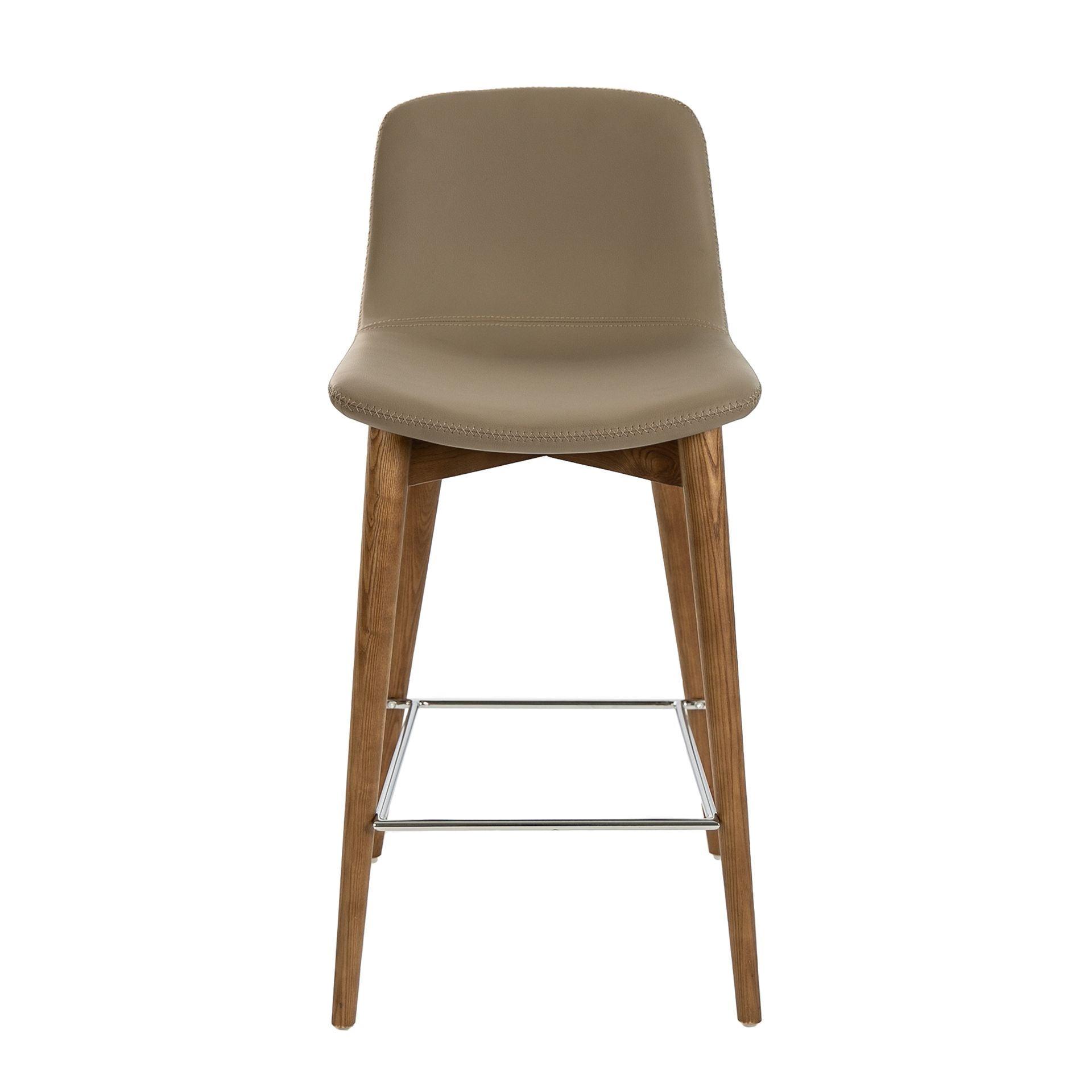 Mink leatherette stool