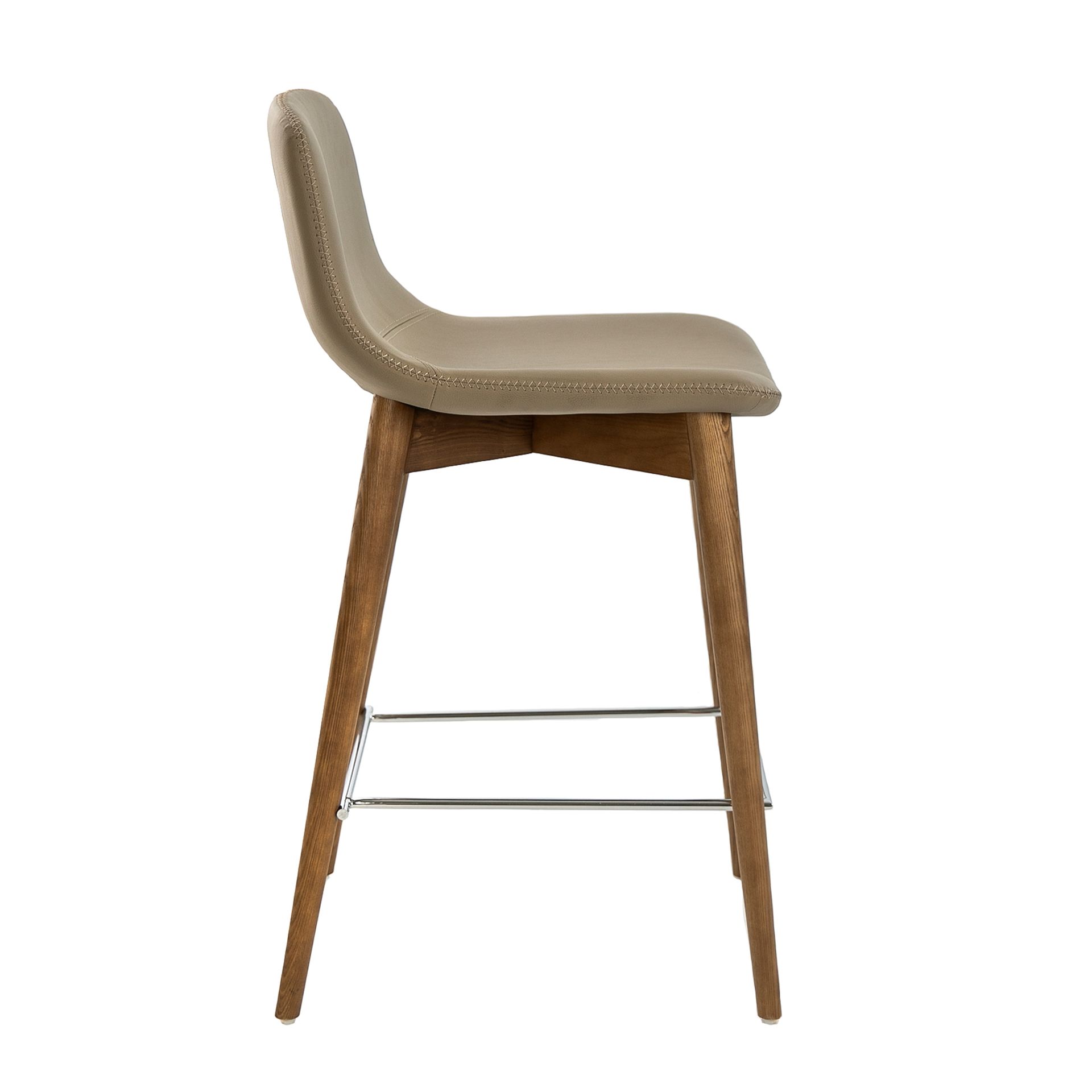 Mink leatherette stool