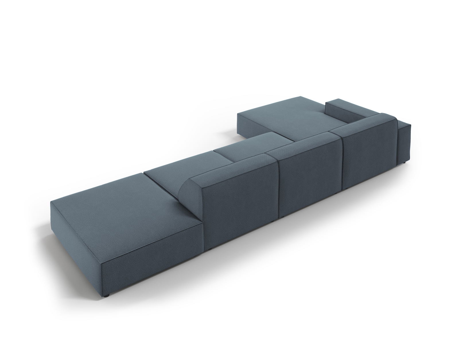 Modular Left Corner Sofa, "Jodie", 5 Seats, 341x162x77