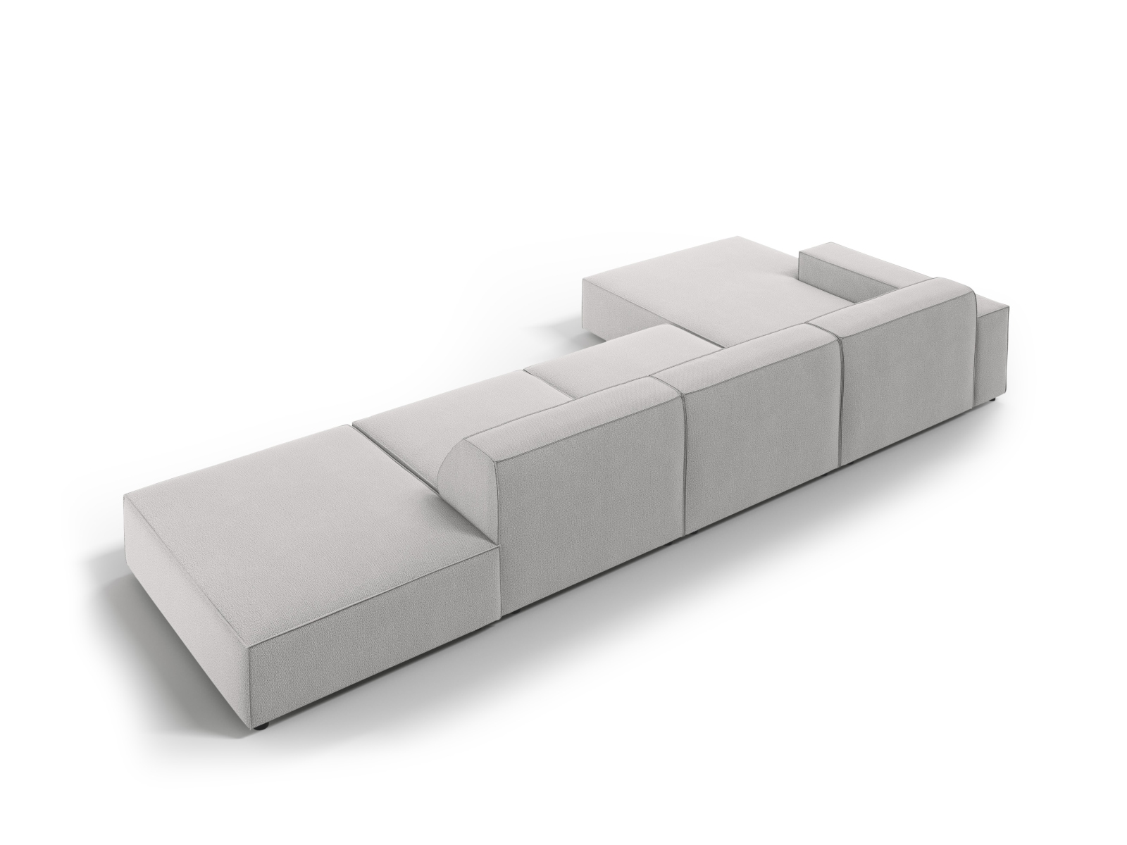Modular Left Corner Sofa, "Jodie", 5 Seats, 341x162x77