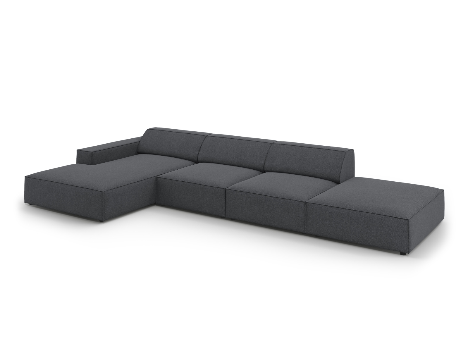 Modular Left Corner Sofa, "Jodie", 5 Seats, 341x162x77