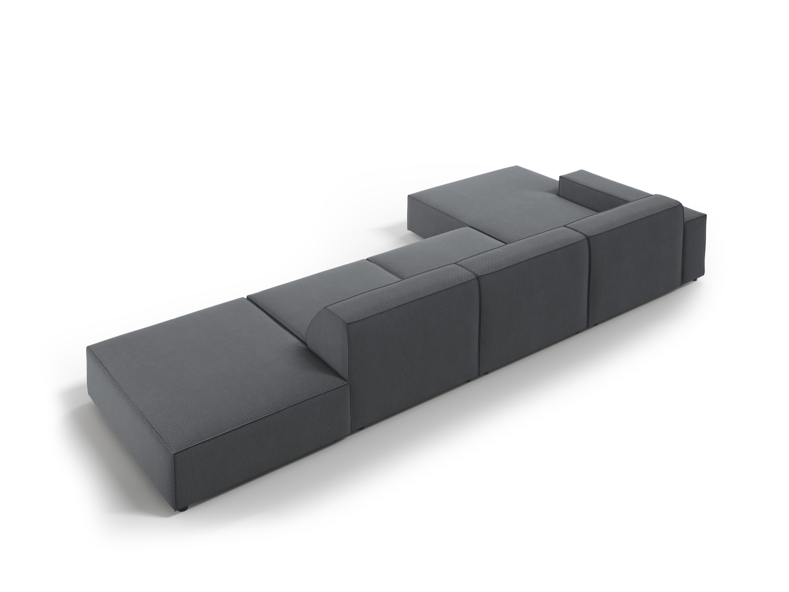 Modular Left Corner Sofa, "Jodie", 5 Seats, 341x162x77