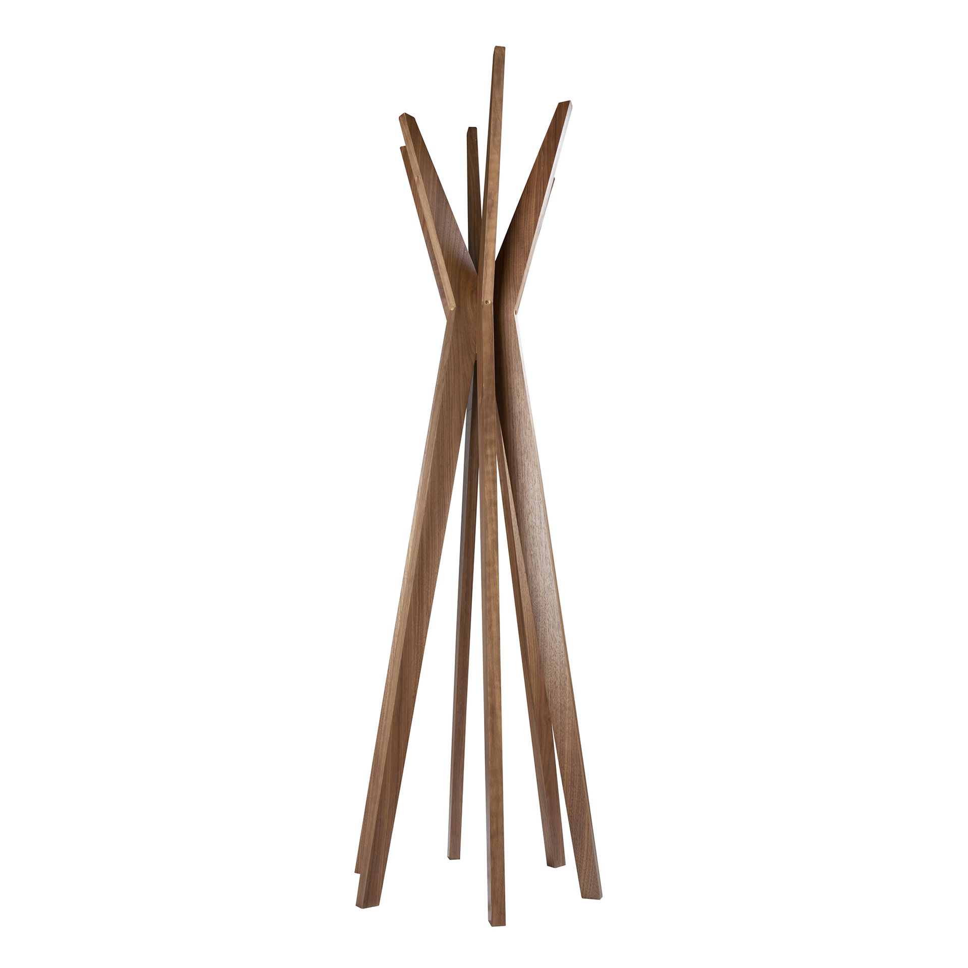 Pine wood coat rack