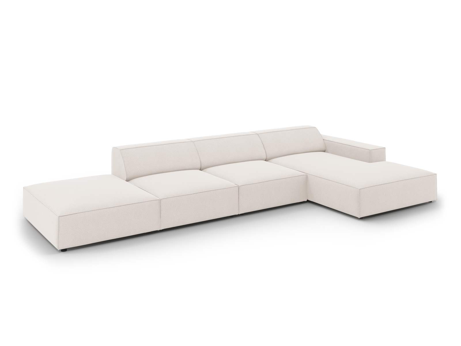 Modular Right Corner Sofa, "Jodie", 5 Seats, 341x162x77