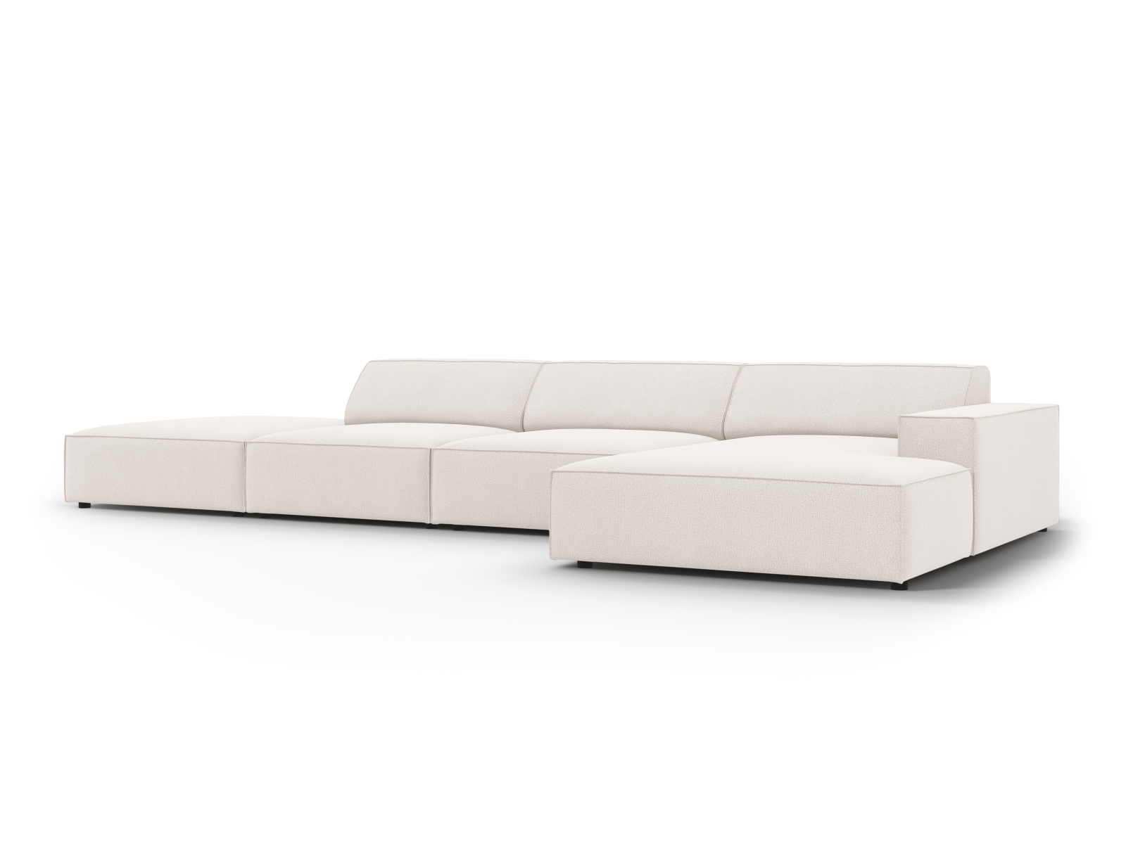 Modular Right Corner Sofa, "Jodie", 5 Seats, 341x162x77