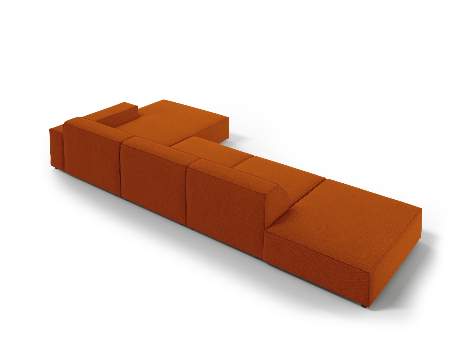 Modular Right Corner Sofa, "Jodie", 5 Seats, 341x162x77