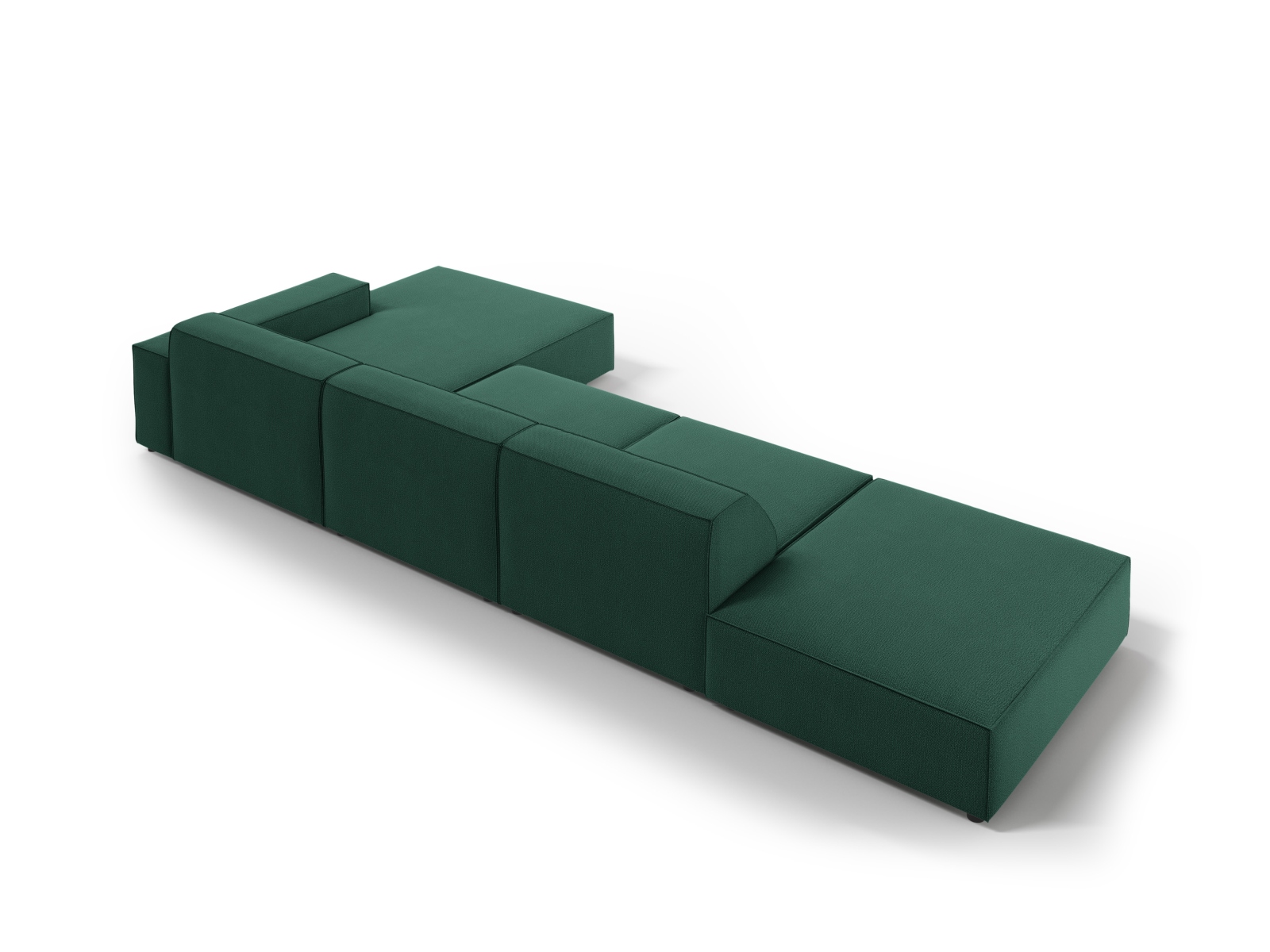 Modular Right Corner Sofa, "Jodie", 5 Seats, 341x162x77