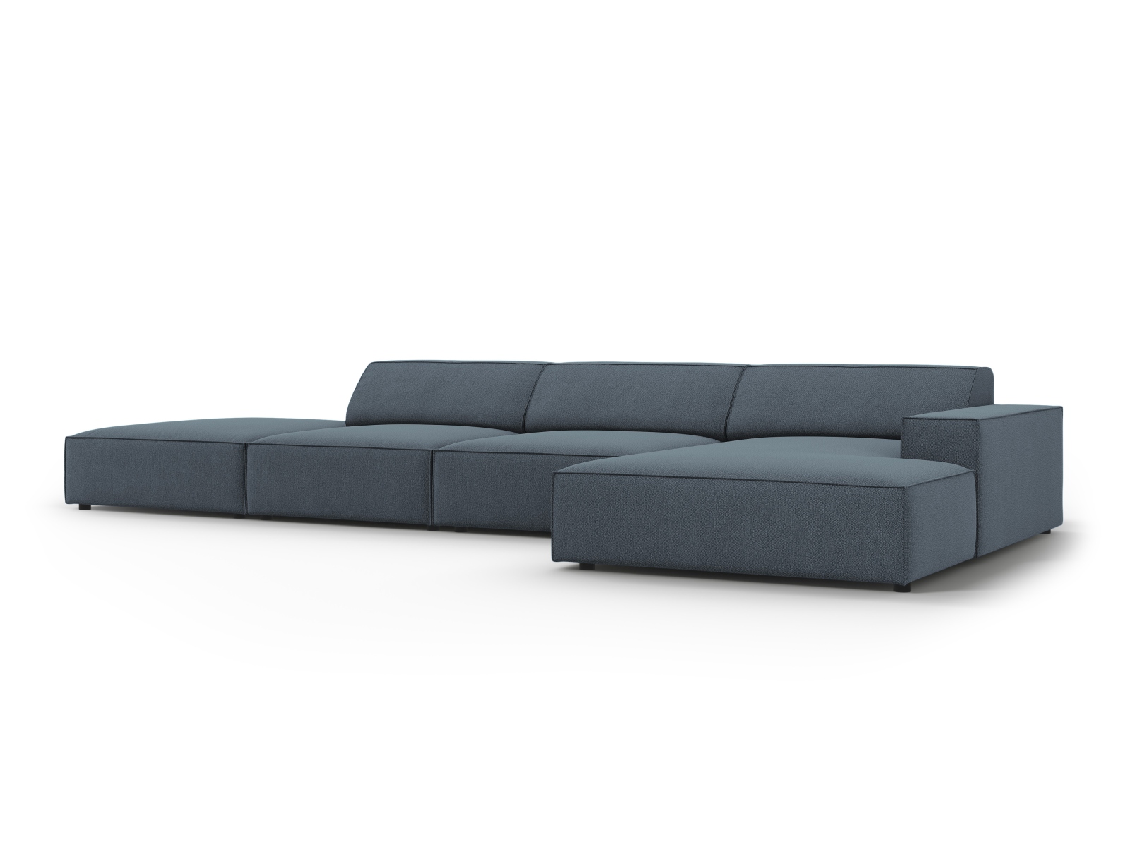 Modular Right Corner Sofa, "Jodie", 5 Seats, 341x162x77