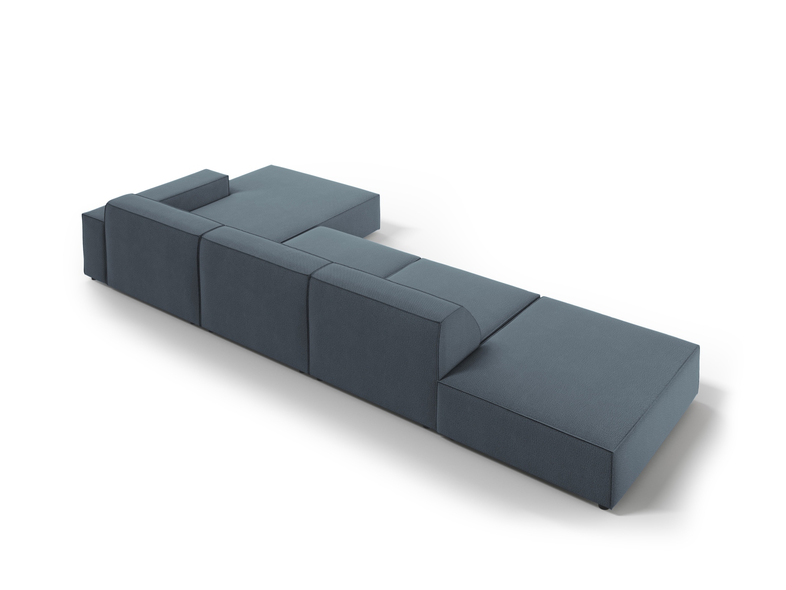 Modular Right Corner Sofa, "Jodie", 5 Seats, 341x162x77