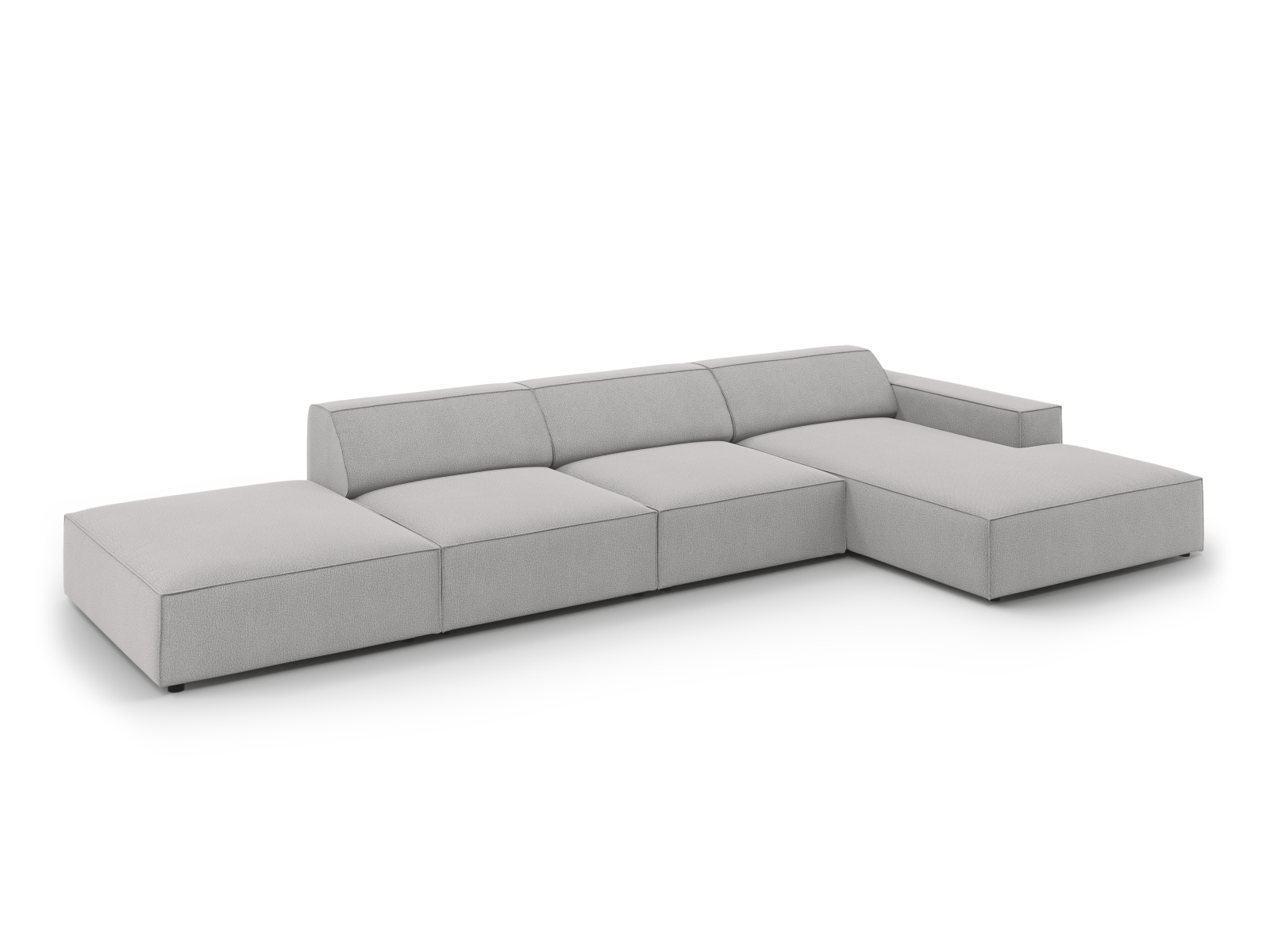 Modular Right Corner Sofa, "Jodie", 5 Seats, 341x162x77