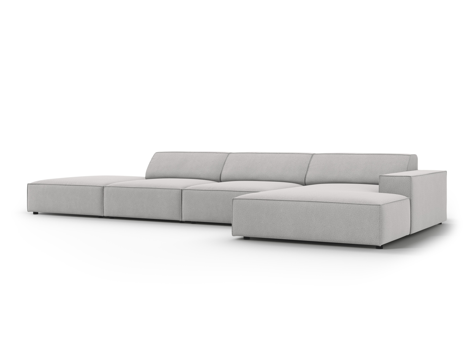 Modular Right Corner Sofa, "Jodie", 5 Seats, 341x162x77
