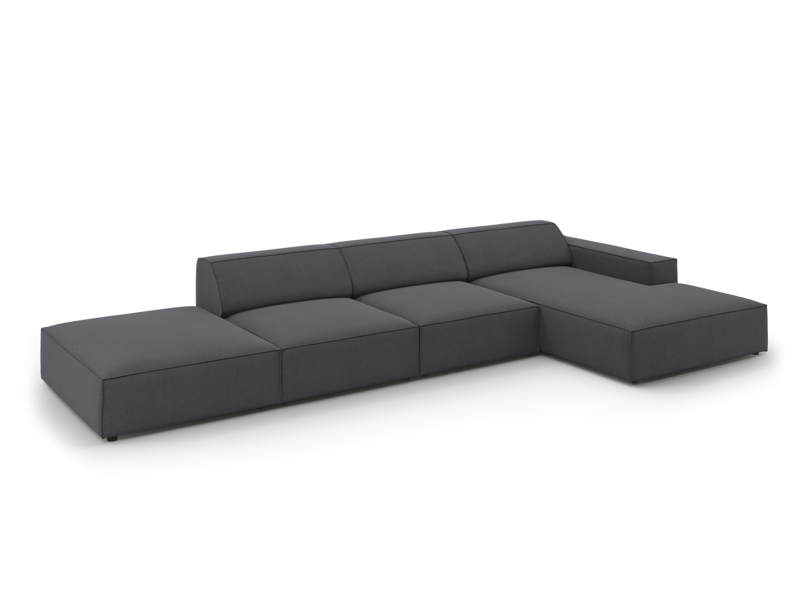 Modular Right Corner Sofa, "Jodie", 5 Seats, 341x162x77