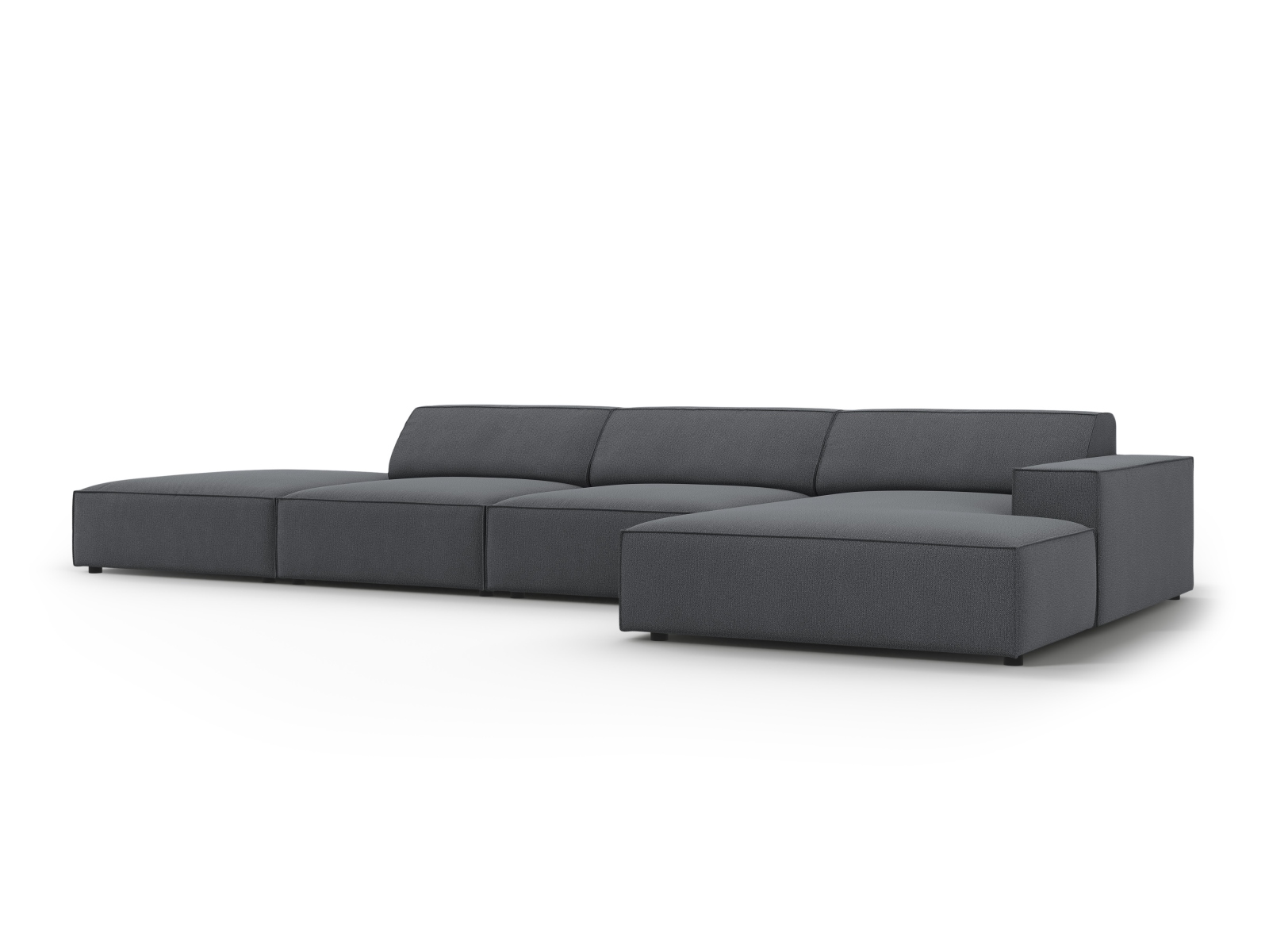 Modular Right Corner Sofa, "Jodie", 5 Seats, 341x162x77