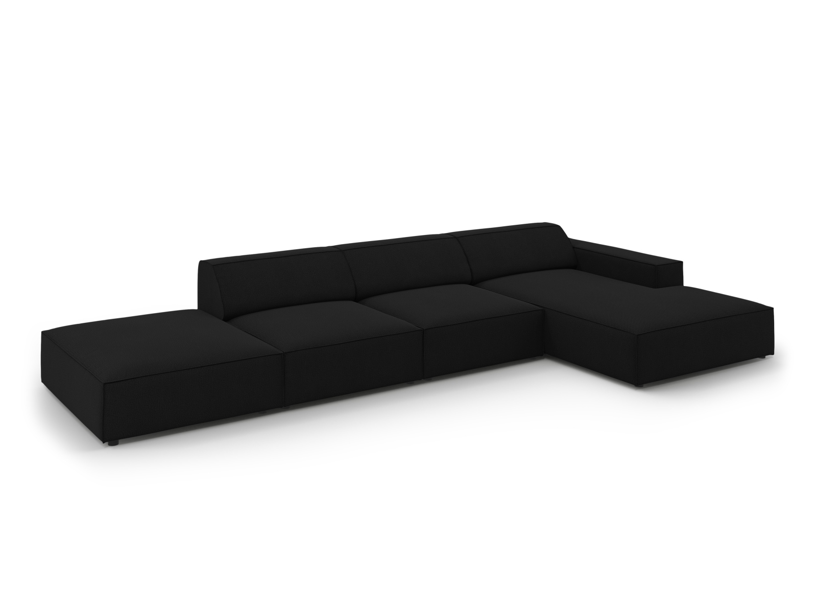 Modular Right Corner Sofa, "Jodie", 5 Seats, 341x162x77