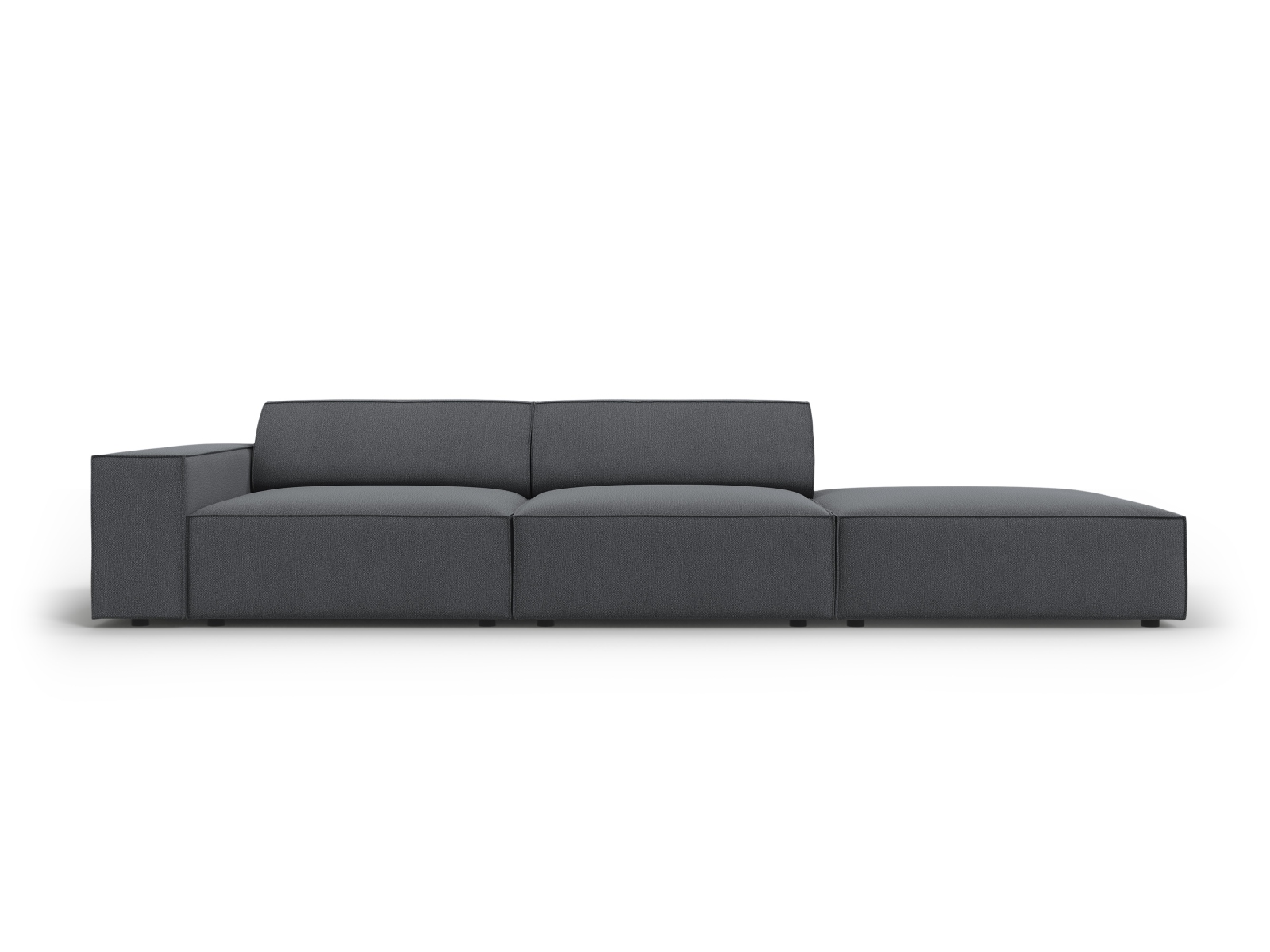 Modular Right Open Sofa, "Jodie", 3 Seats, 262x99x77