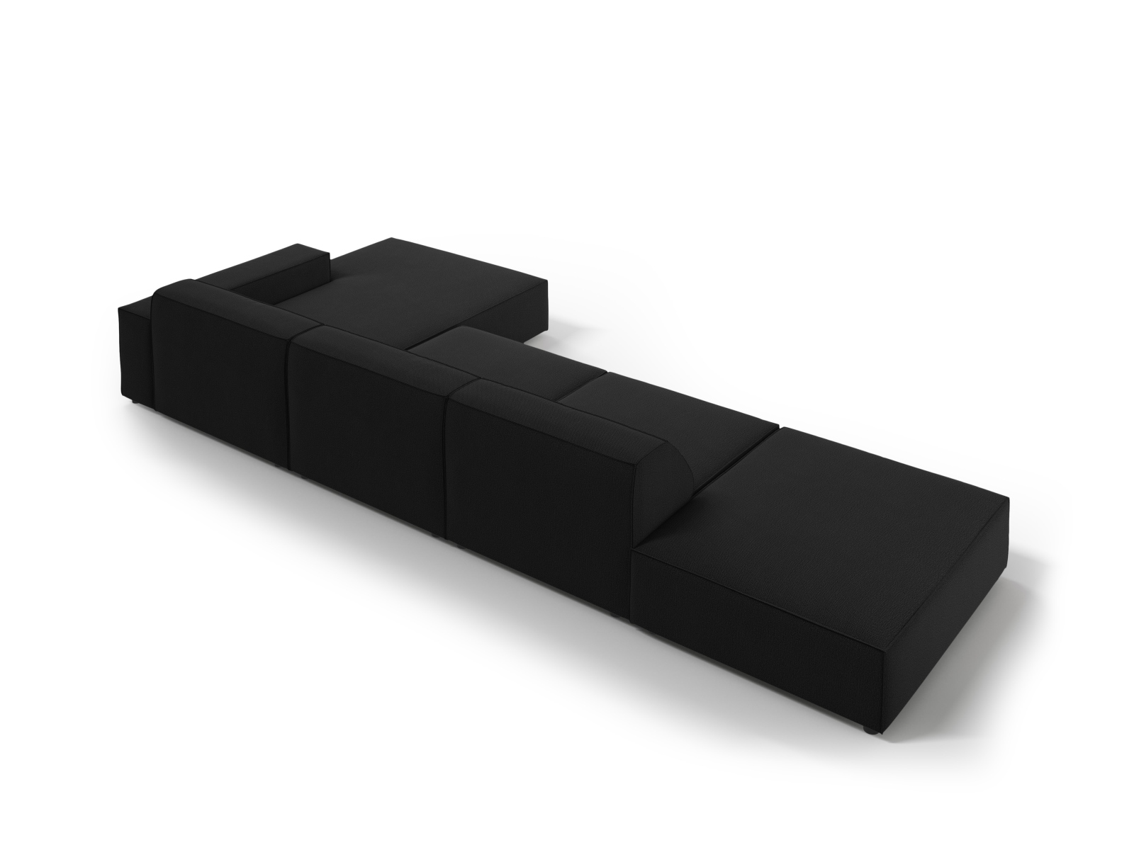 Modular Right Corner Sofa, "Jodie", 5 Seats, 341x162x77