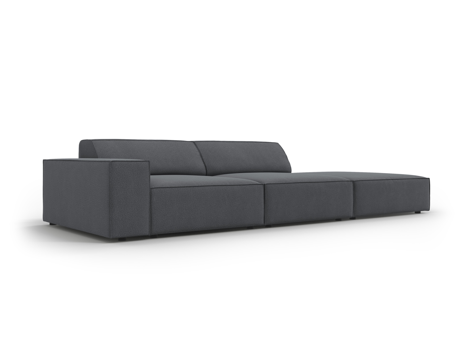 Modular Right Open Sofa, "Jodie", 3 Seats, 262x99x77