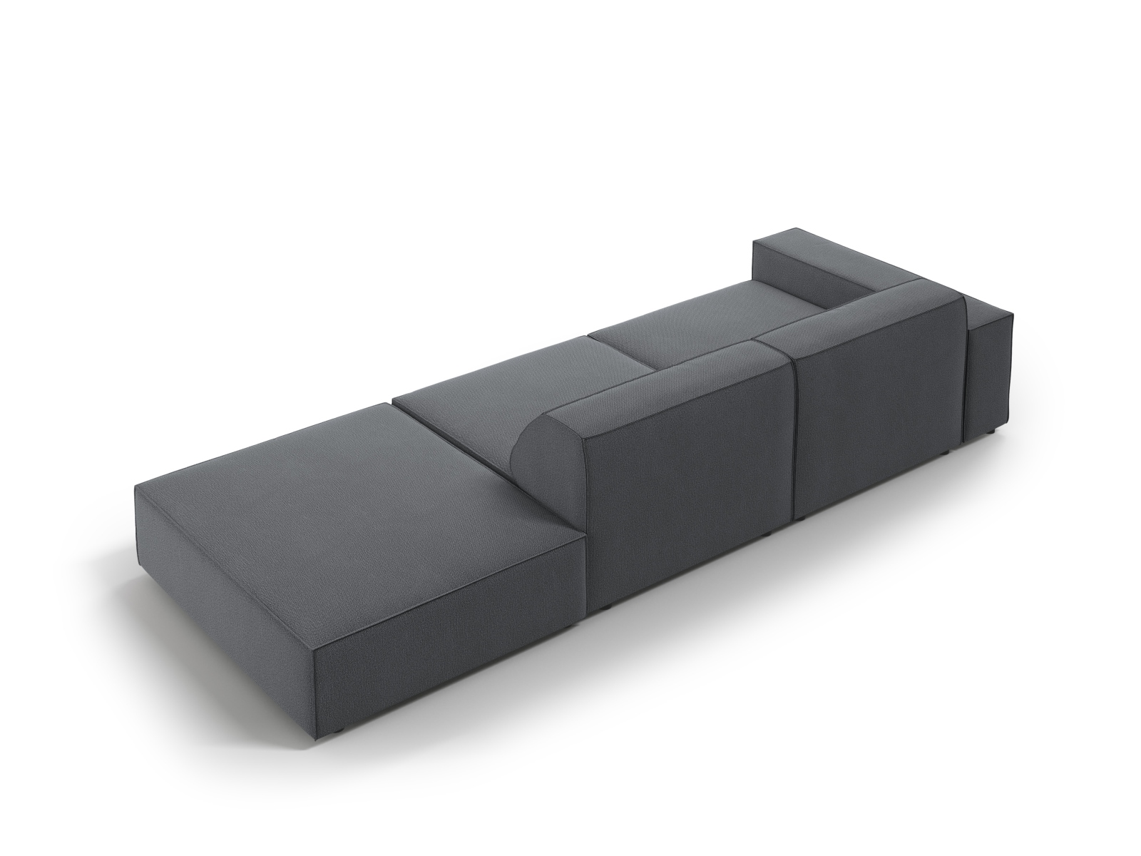 Modular Right Open Sofa, "Jodie", 3 Seats, 262x99x77