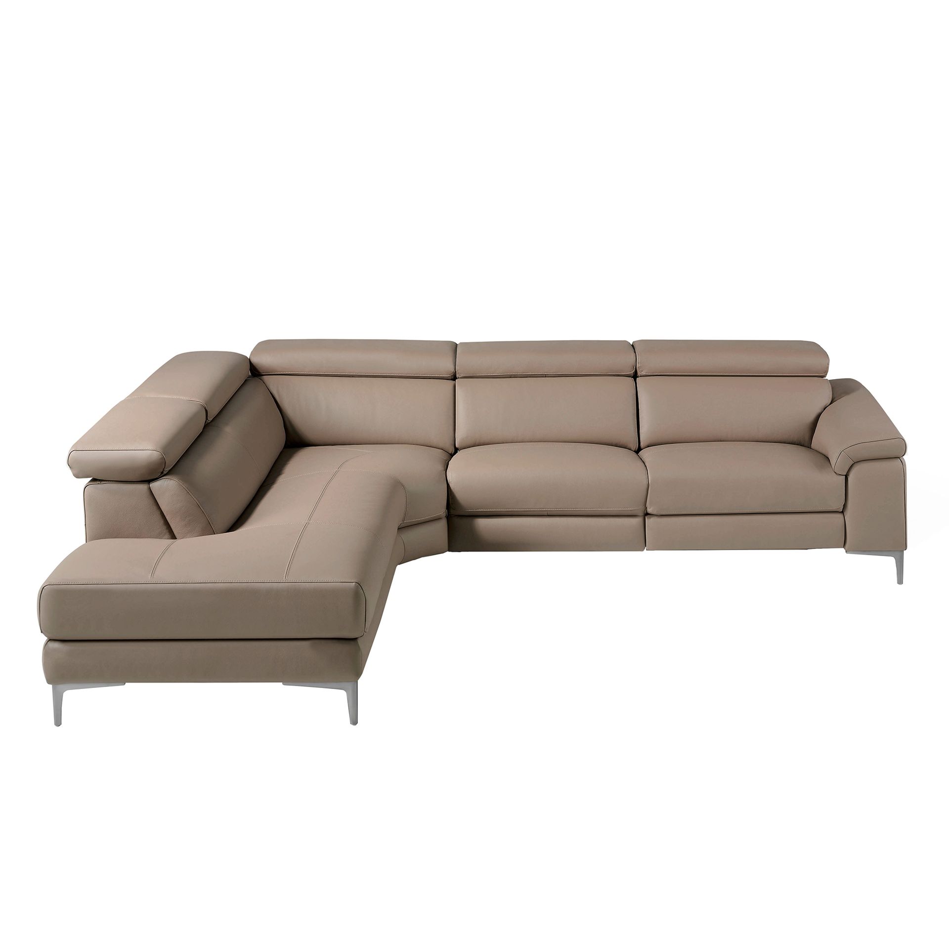 Relax chaise longue sofa left mink leather