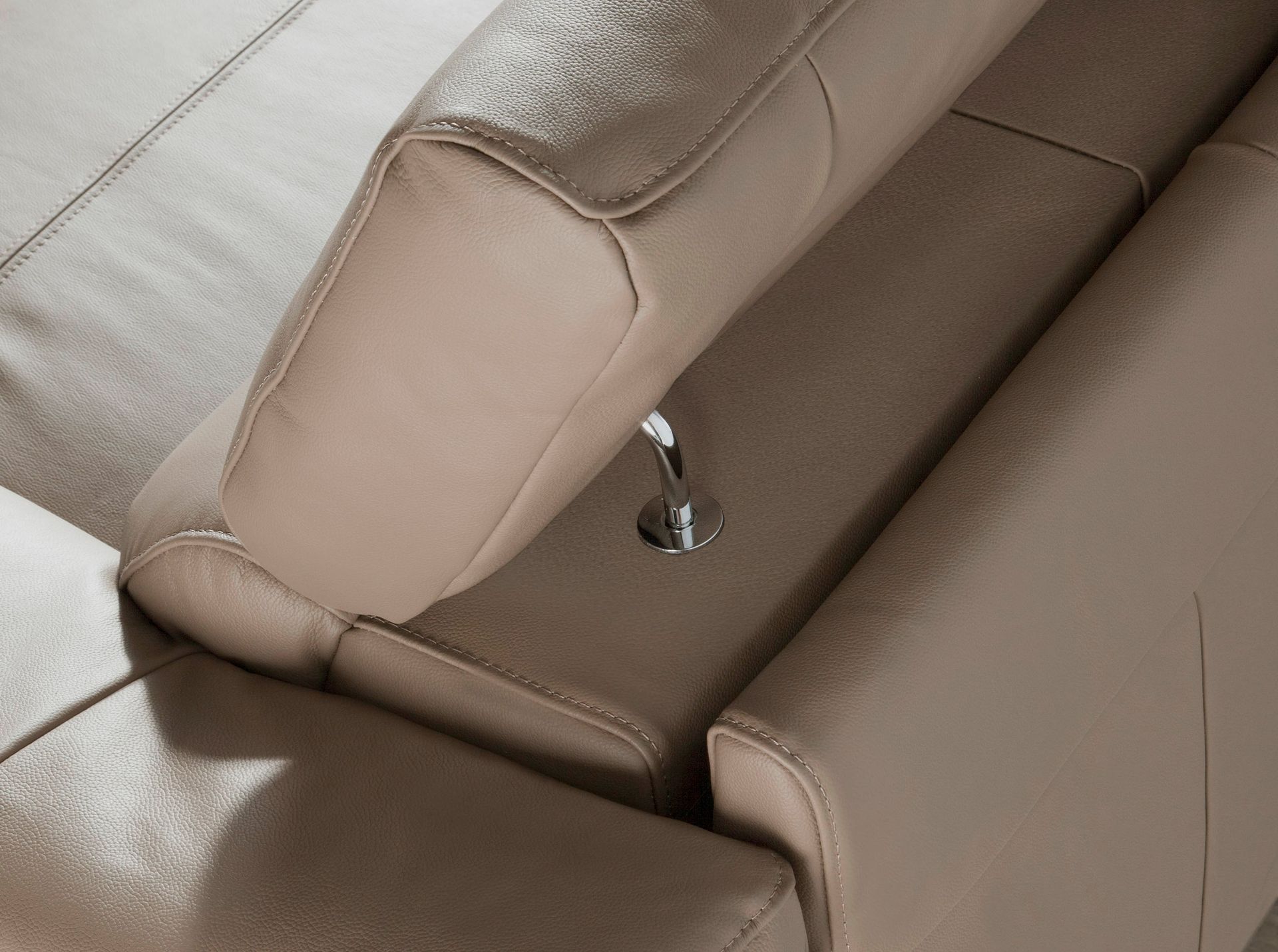 Relax chaise longue sofa left mink leather