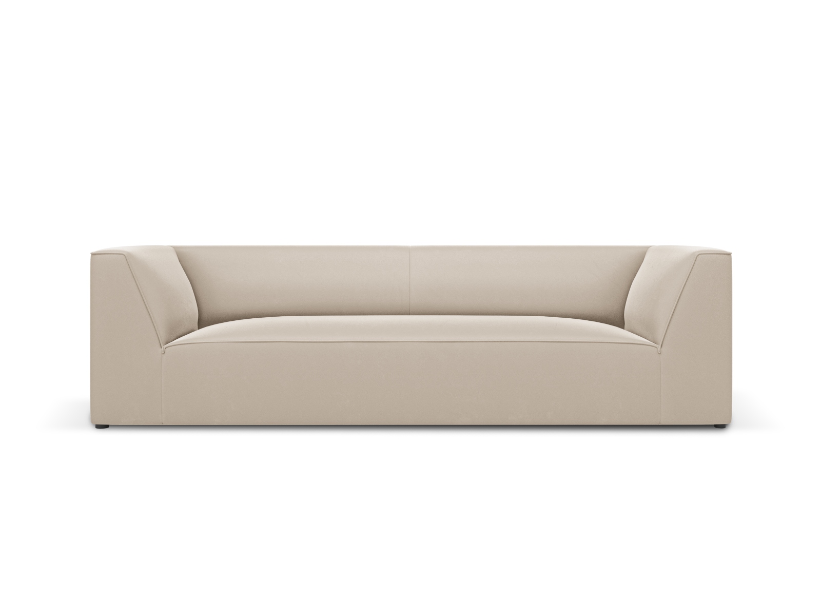 Velvet Sofa, "Ruby", 3 Seats, 232x93x69