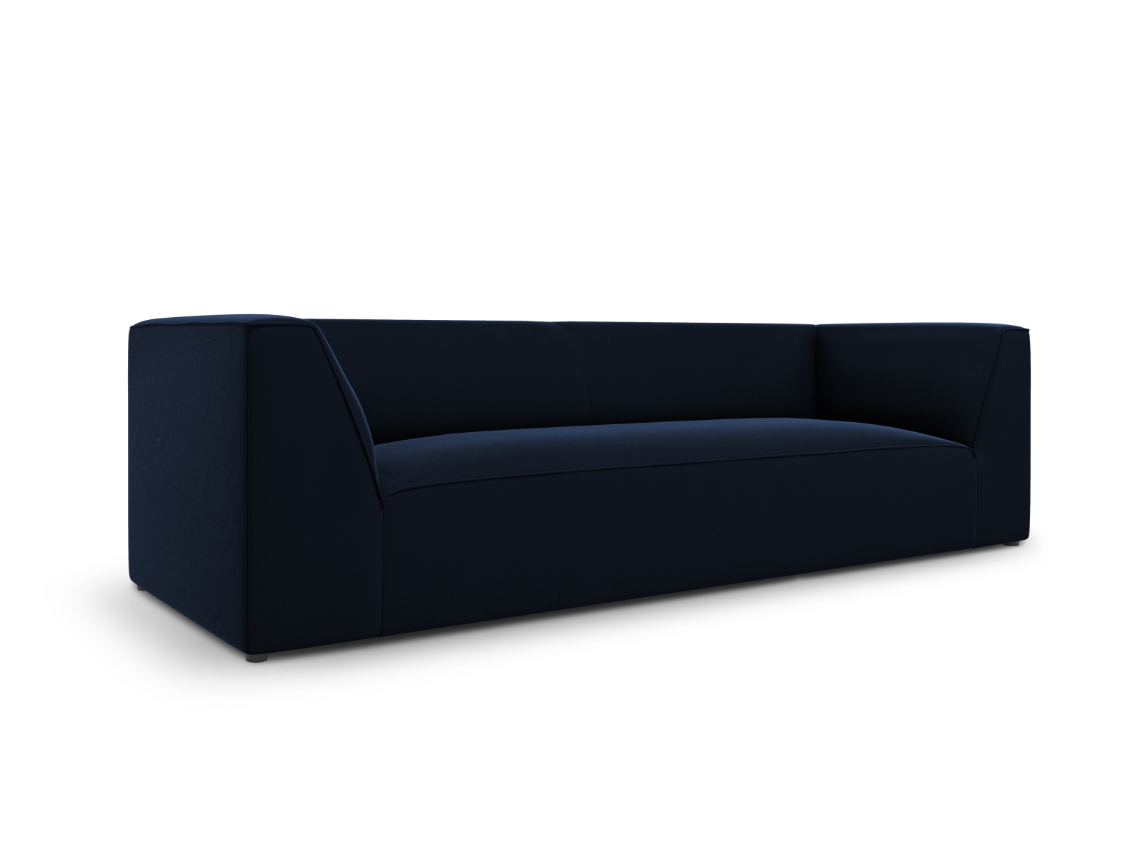 Velvet Sofa, "Ruby", 3 Seats, 232x93x69