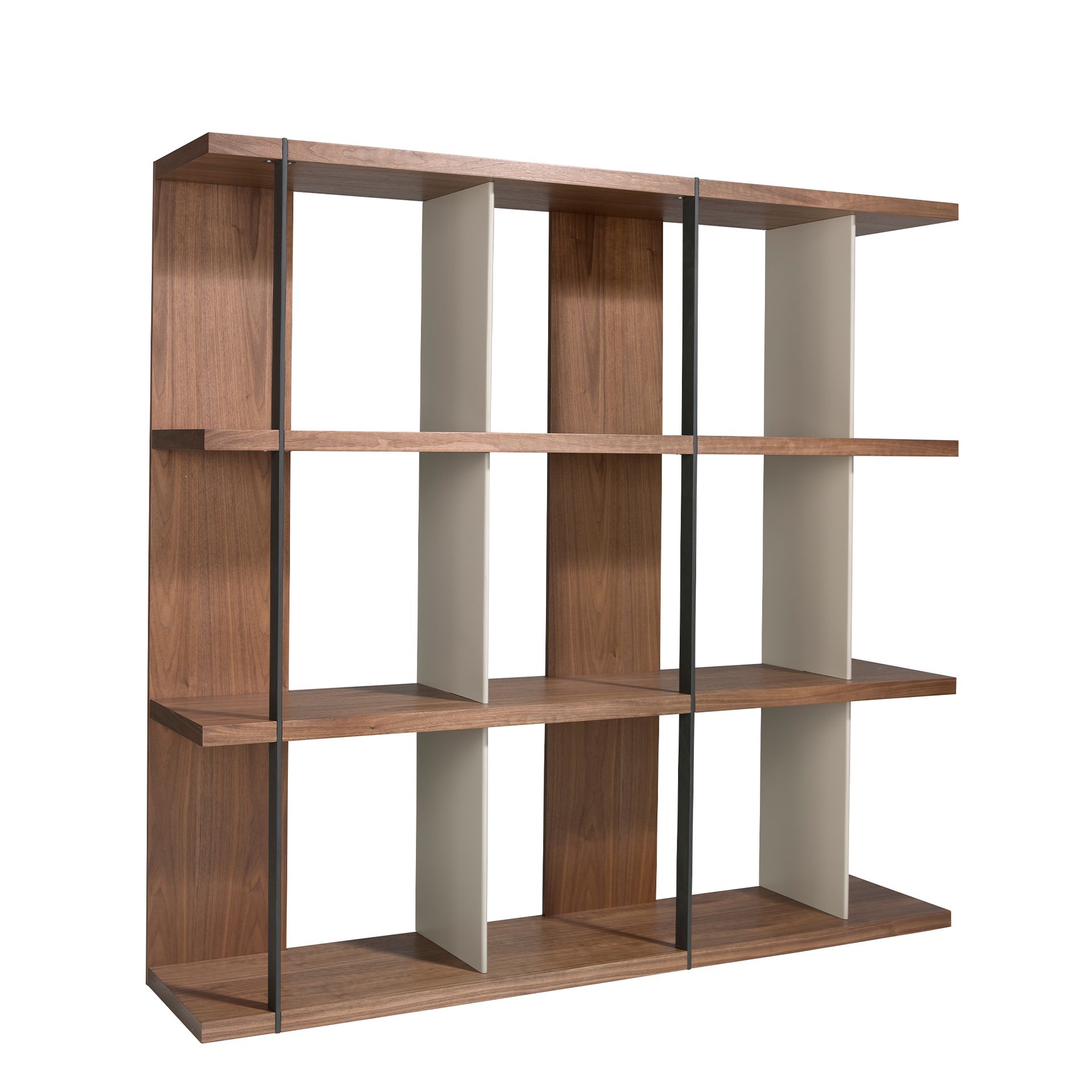 Shelf walnut and grey wood